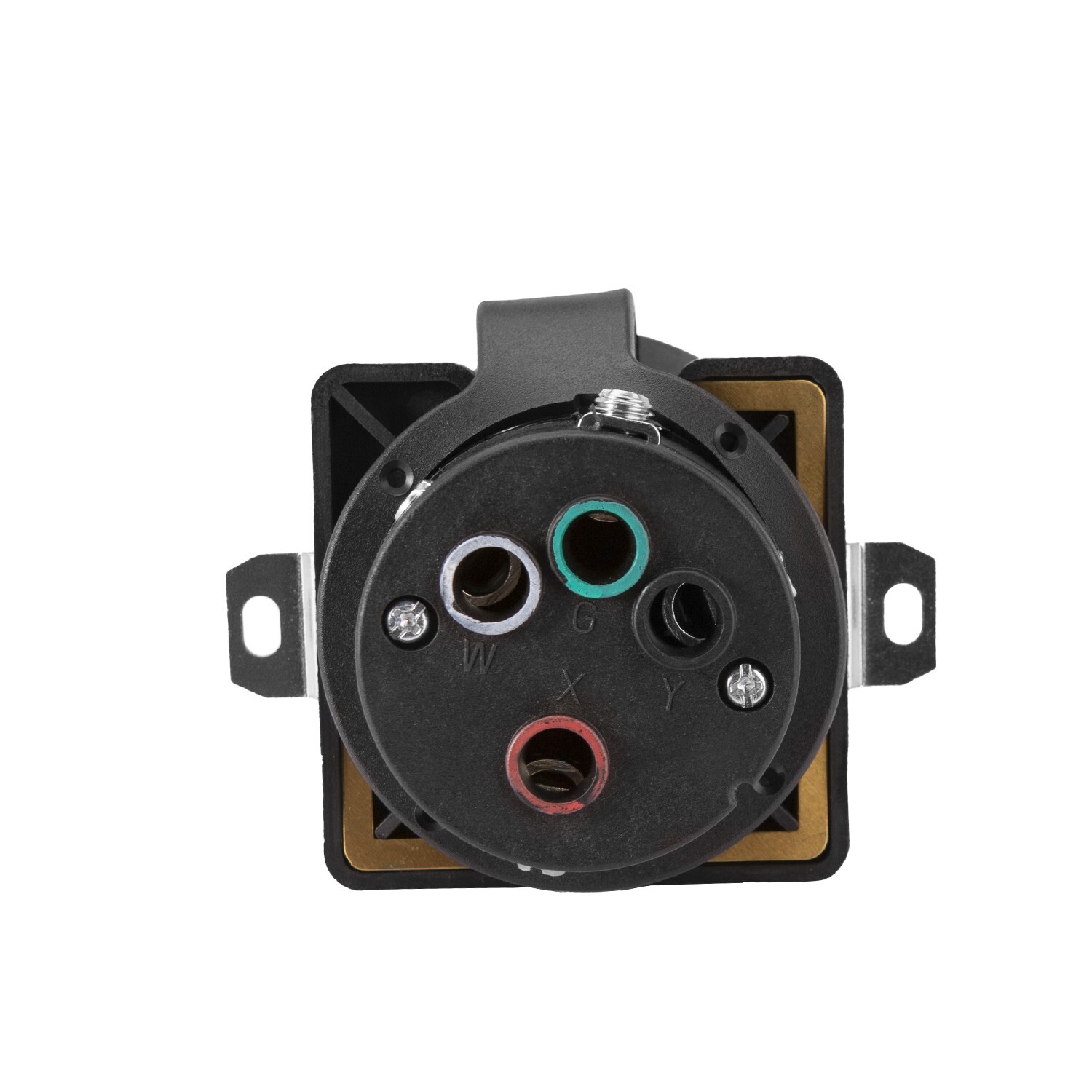 50Amp SS2-50R locking connector with Pin, 50Amp 125/250V Female, Black