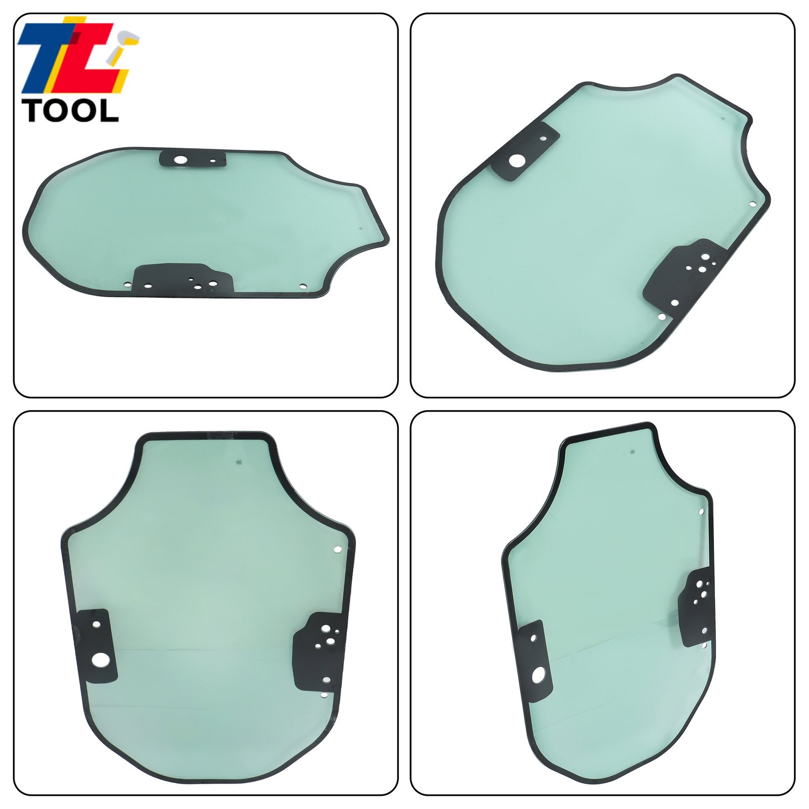 Cab Front Door Glass for CAT Caterpillar D Series Skid Steer 259D 279D 226D 236D