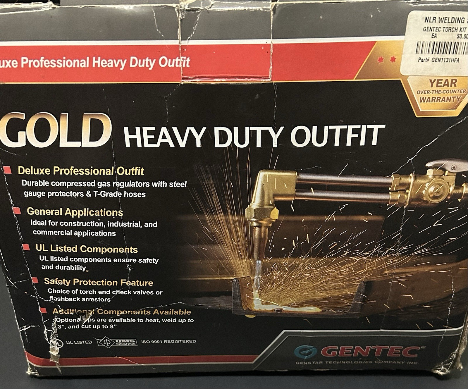 Gentec 173W-2 Heavy Duty Oxy-Acetylene Oxy-Hydrogen Welding Brazing Nozzle