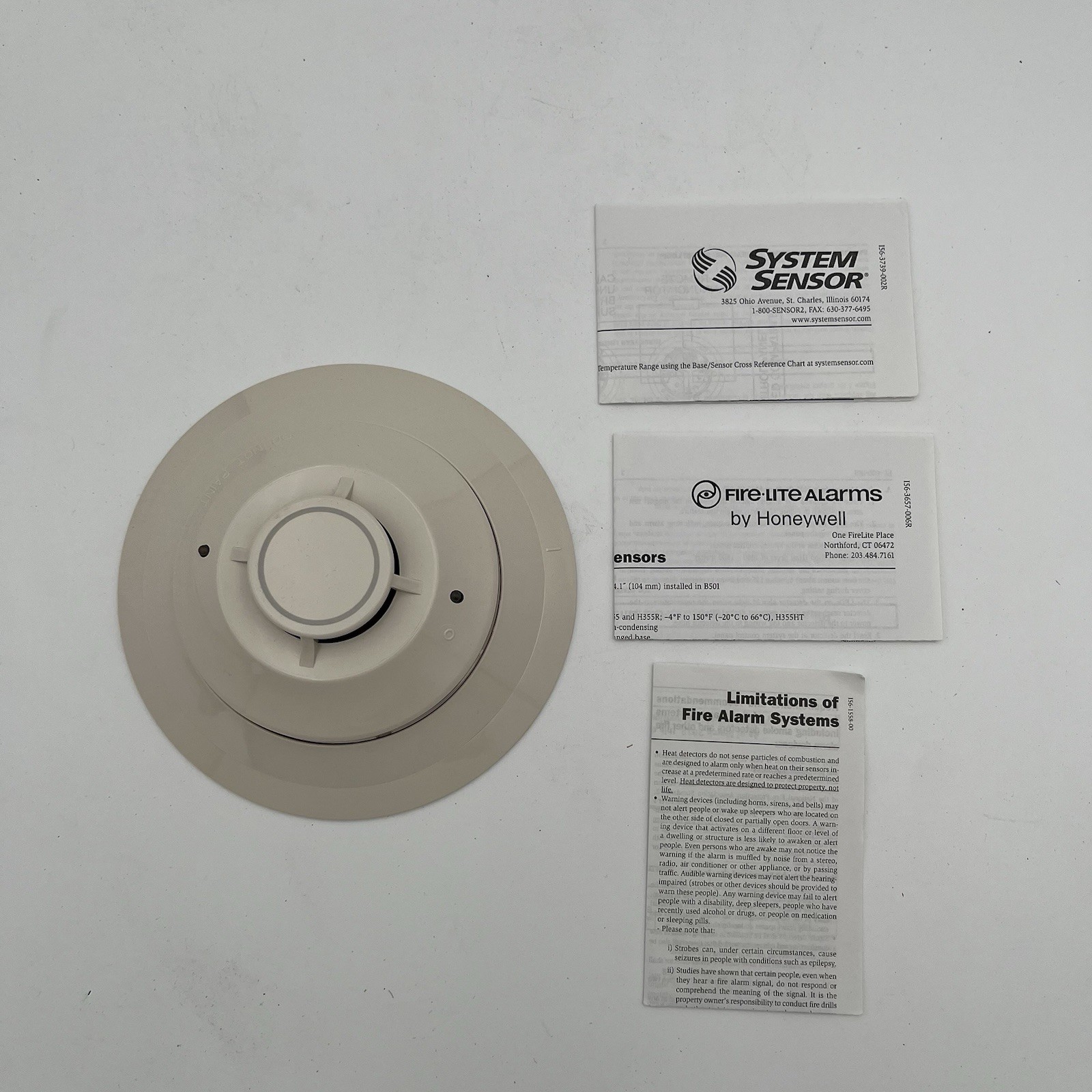 NEW!! Fire Lite Low Profile Addressable Smoke and Heat Detector – H355