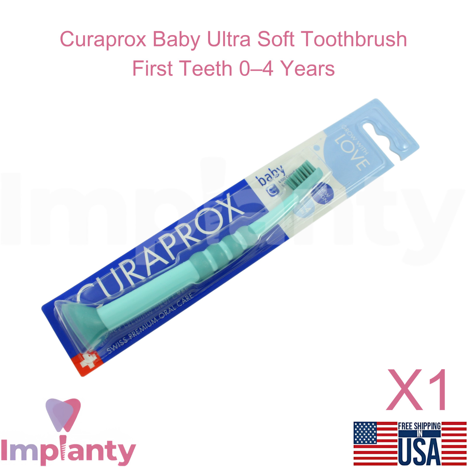 Ultra Soft First Teeth Baby Toothbrush 0-4 Years Gentle Cleaning Dental Hygiene