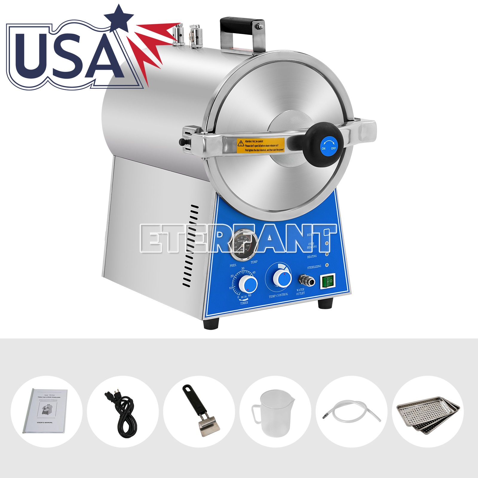 ETERFANT Medical Steam Sterilizer Autoclave/Dental UV Sterilizer Sterilizer