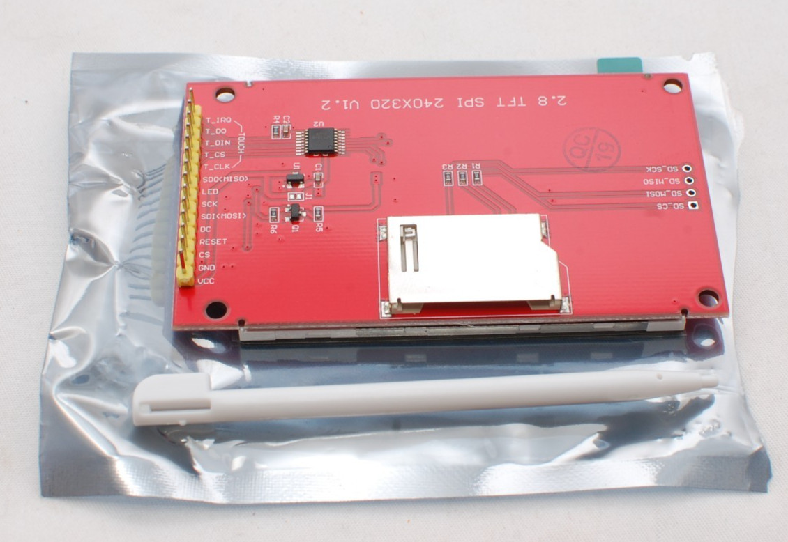 2.8″ SPI TFT LCD Display Module ILI9341 240×320 w/ Touch – NEW & Sealed