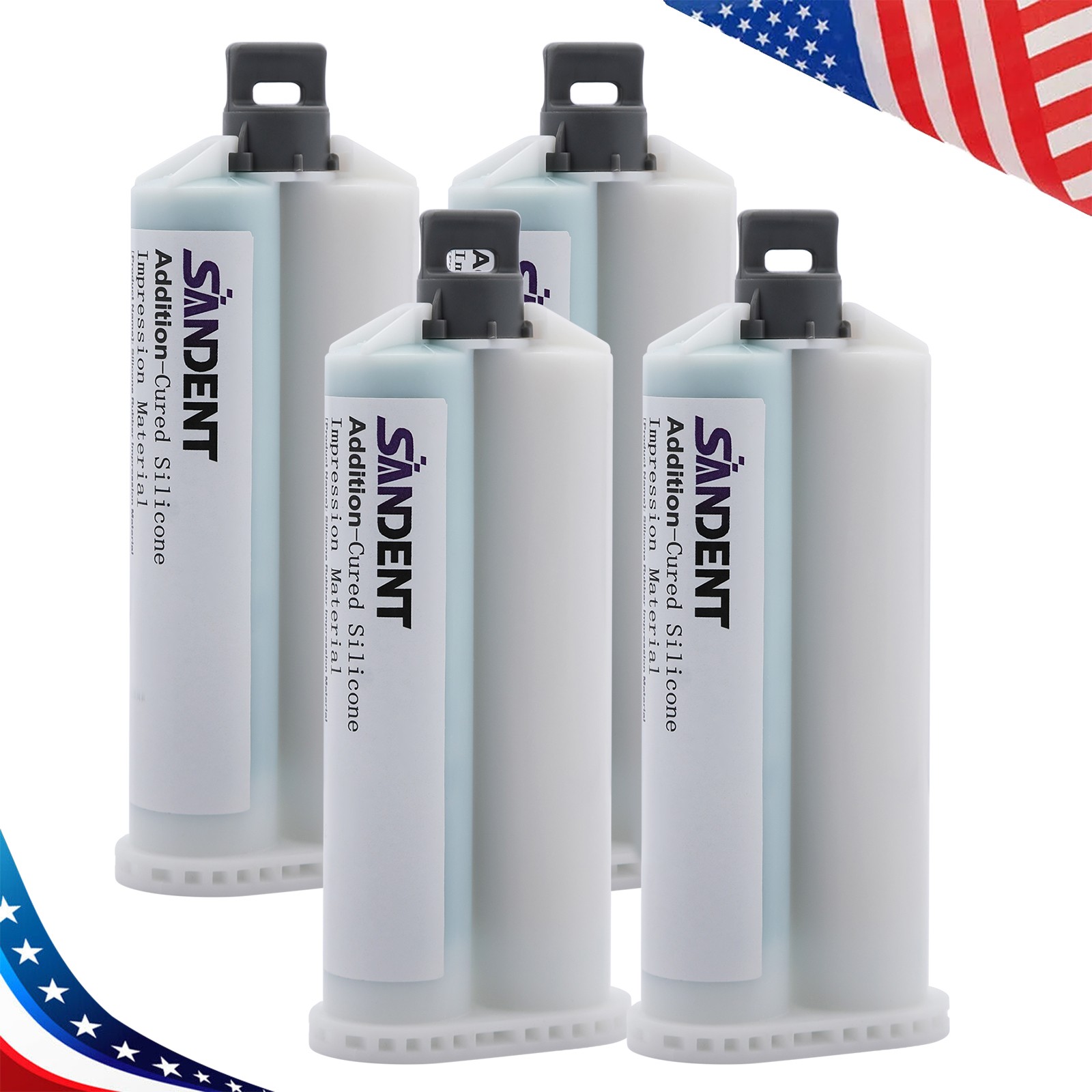 4 x Heavy Body Regular Set Dental Vinyl Polysiloxane Impression Material VPS PVS