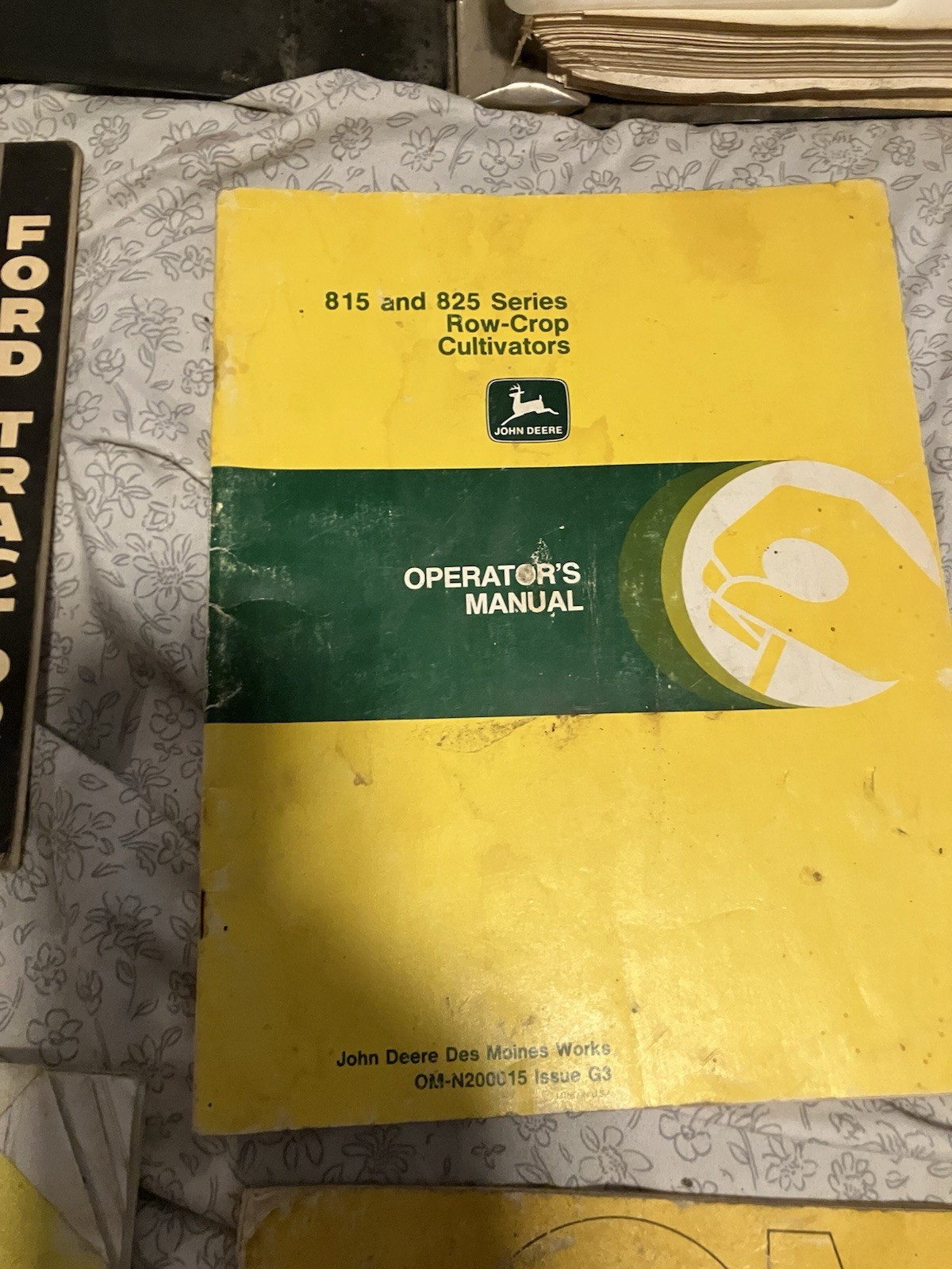Farm Manuals Tractors, And Equipment Ford And John Deere ￼