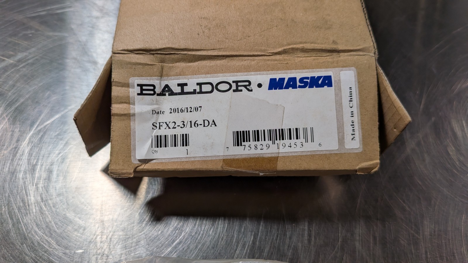 Baldor-Maska SFX2-3/16-DA QD Bushing NOS