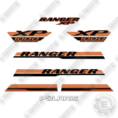 Polaris Ranger 1000 XP 2026 Decal Kit UTV- Premium Orange Rust – Aftermarket Kit