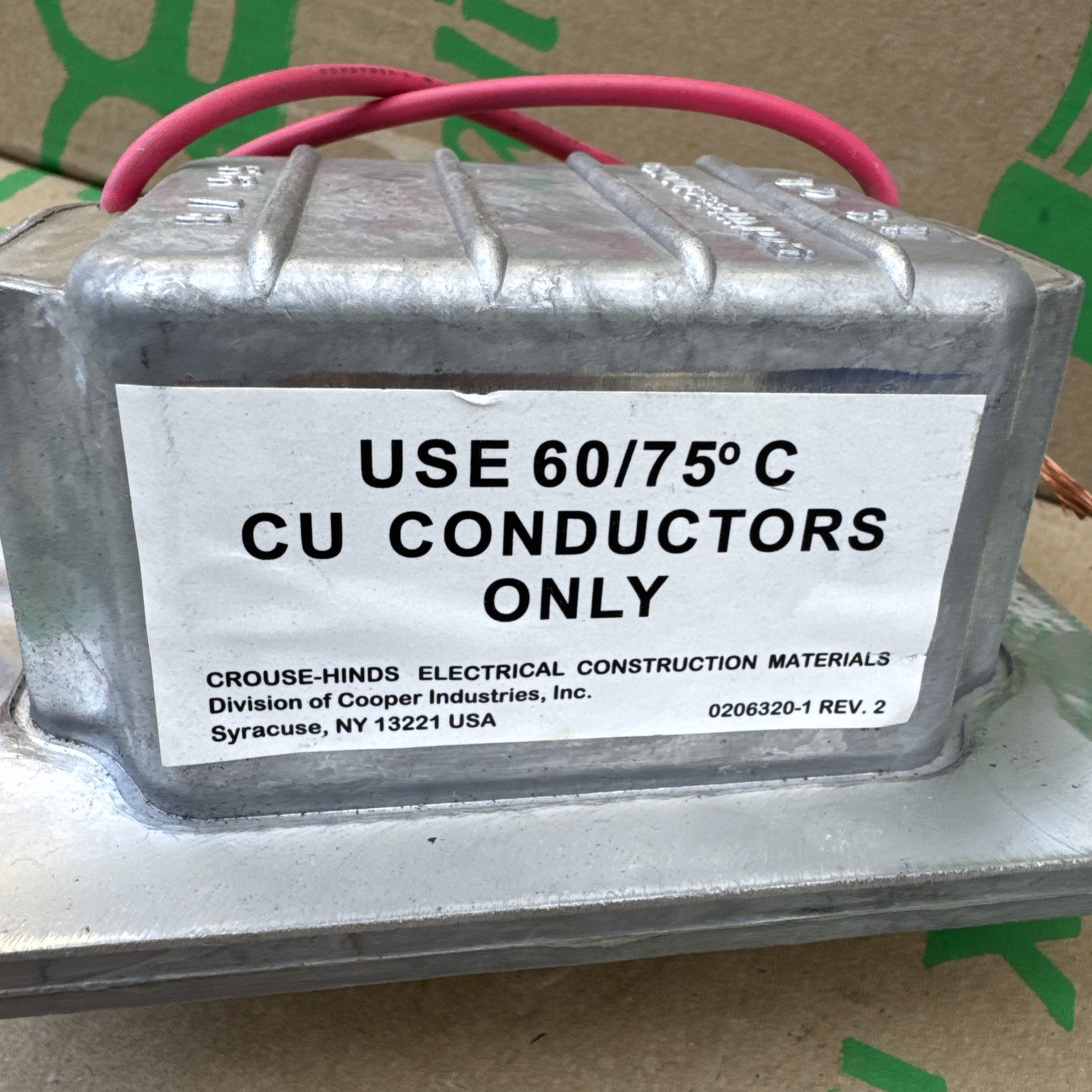 Crouse-Hinds 0200611 Explosion Proof Switch Outlet Box Type EDS Single Pole