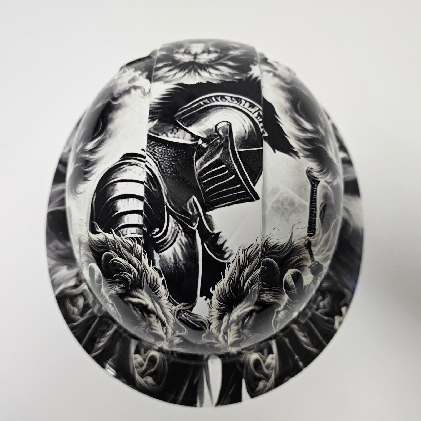 full brim hard hat custom hydro dipped IN WARRIORS OF CHRIST CHRISTIANITY JESUS