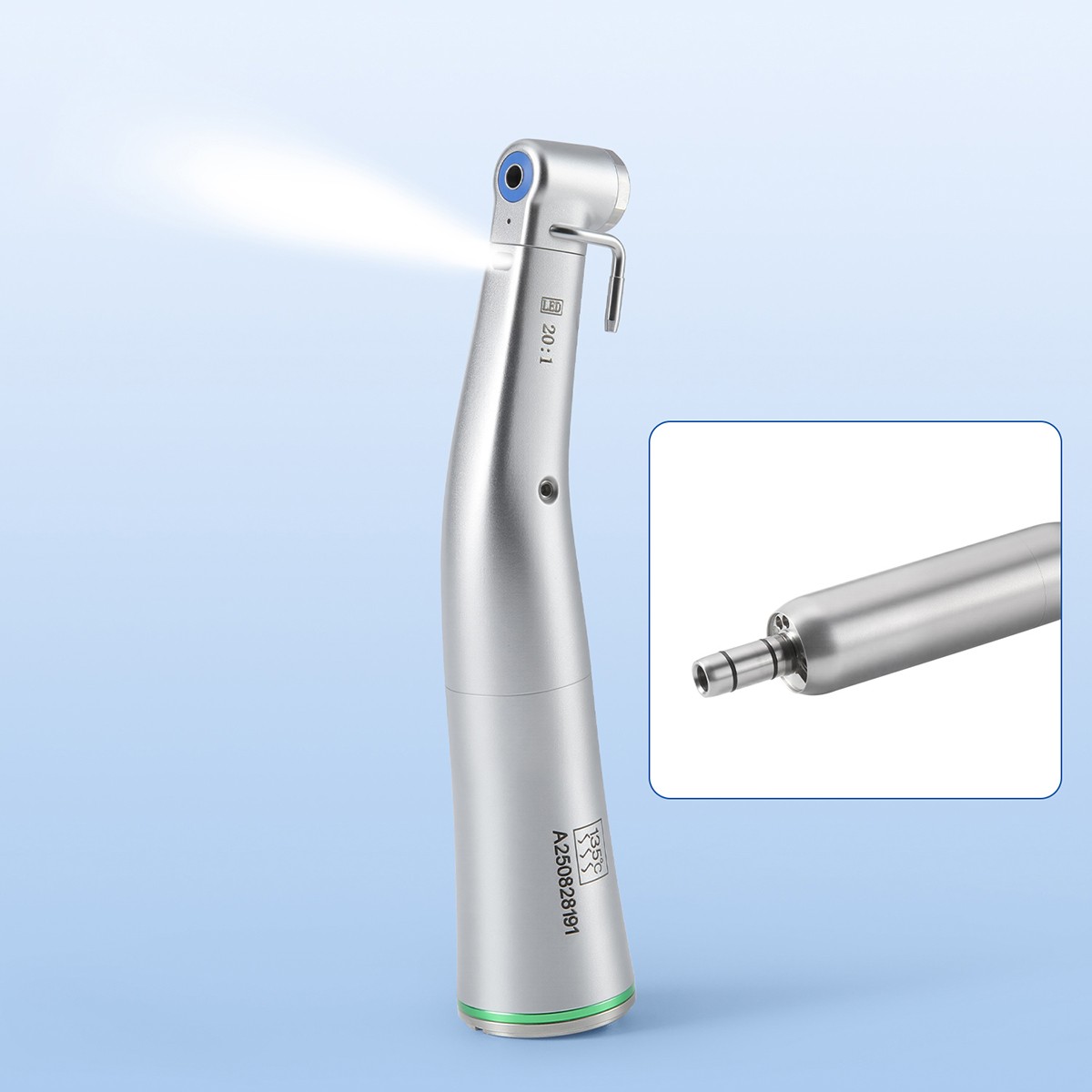 Silla plegable móvil dental portátil+unidad de turbina+lámpara LED+bandeja