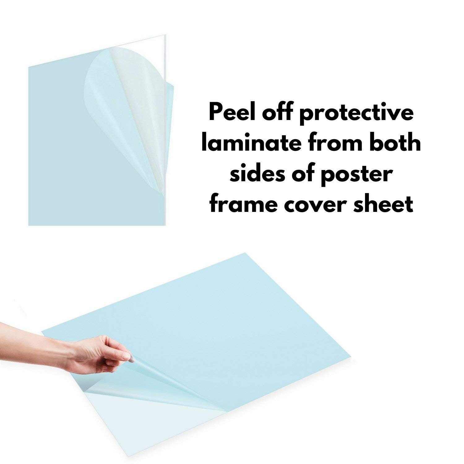 Versatile PET Plastic Sheets 4×6, 2 Pack – Ideal for Picture Frames & Crafts