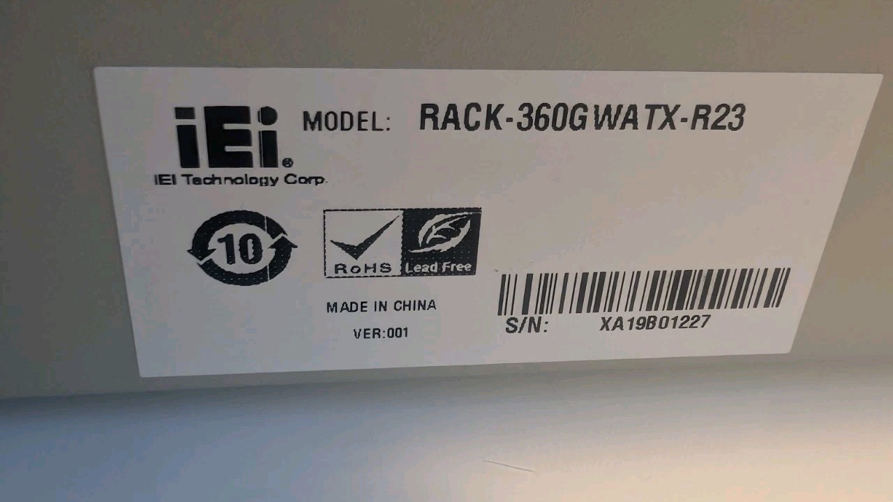 RACK-360GWATX-R22-ISH IEI INDUSTRIAL Computer PC 500SSD Intel I7-4790 3.6G