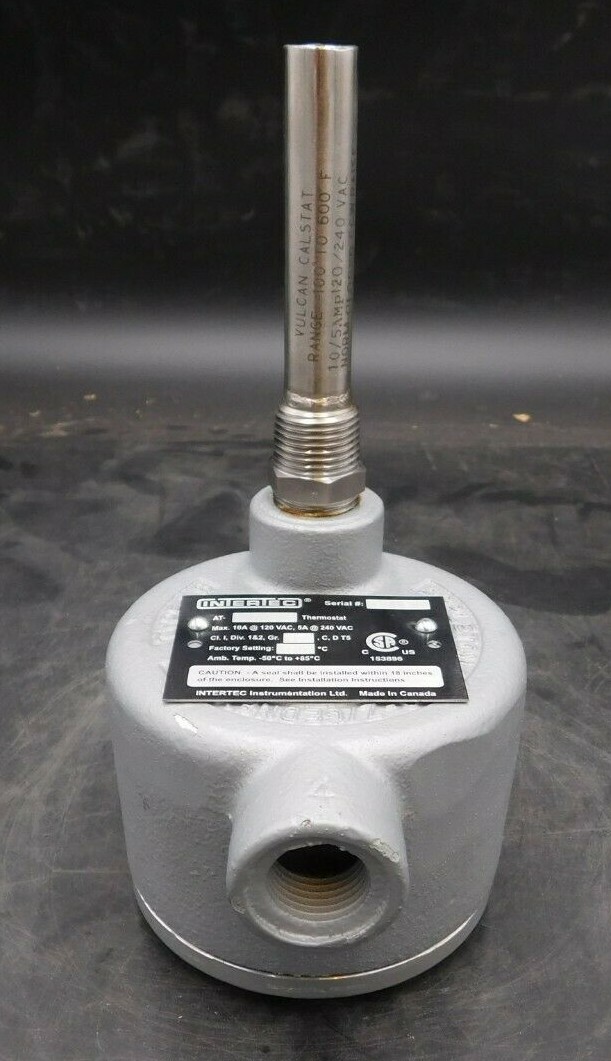 NEW Intertec AT-50 Ambient Thermostat Temp Setting 50C 122F