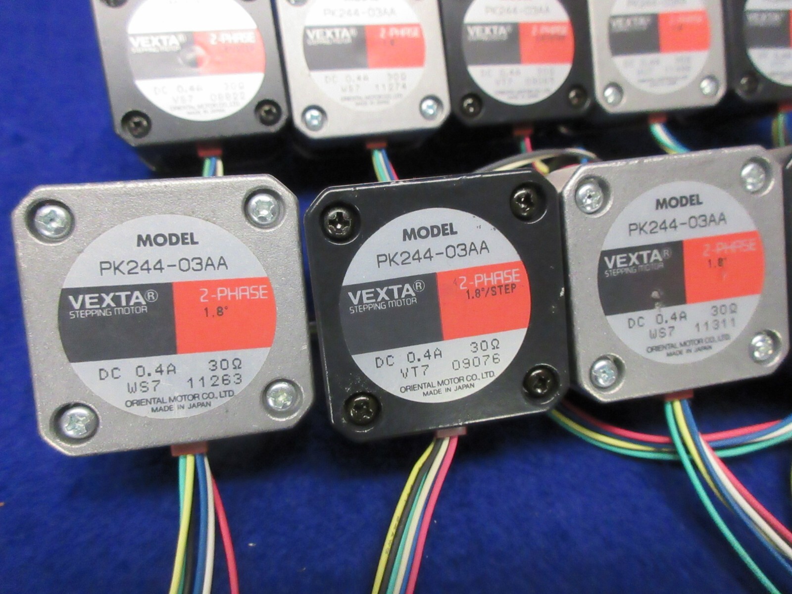 Oriental Motor Vexta PK244-03AA Stepper Motor, 2-phase, 1.8 degree, 6 wire