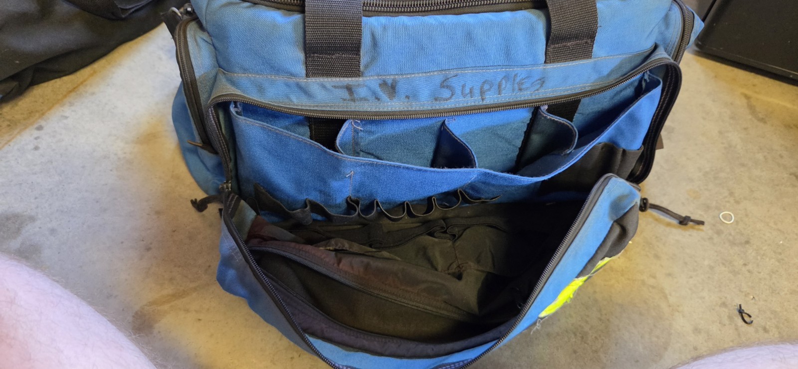 Iron Duck Trauma Bag, Nylon, 23 in L, 17 in W, Blue Ems Bag #2