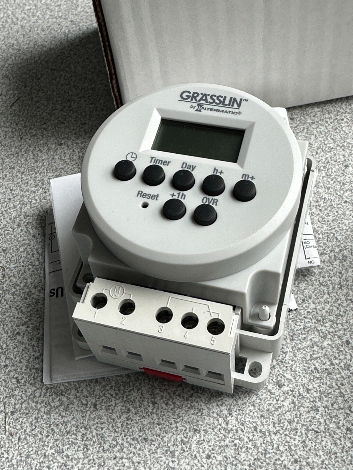 NEW Intermatic FM1D14A-12 Electronic Timer Module, 24-Hr/7-Day, Surface/DIN Rail