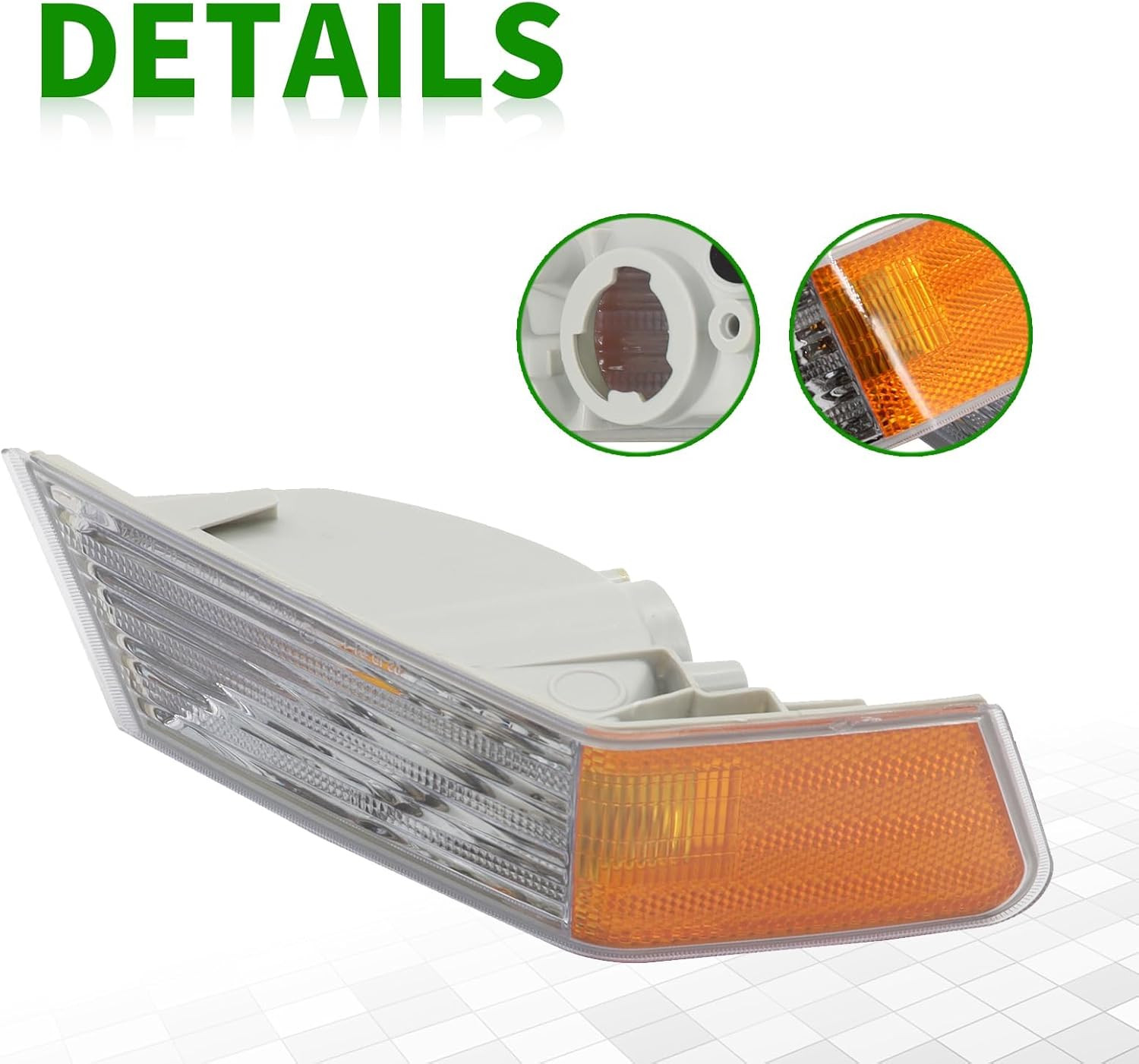 Front Turn Signal Lights Lamps with Patriot 2007-2017, 68004180AC, CH2527102, 68