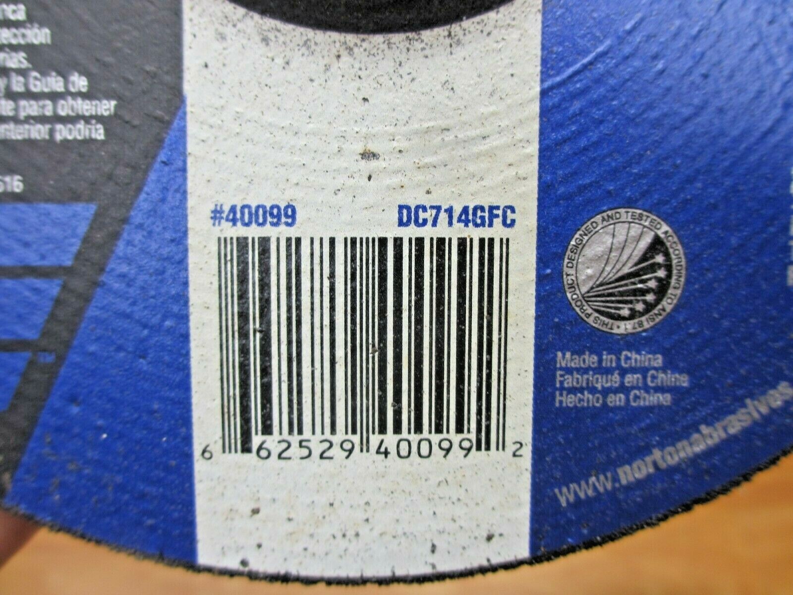 Norton 40099 (LOT OF 10) Grinding Wheel DC714GFC 7″ x 1/4″ x 7/8″ Gemini