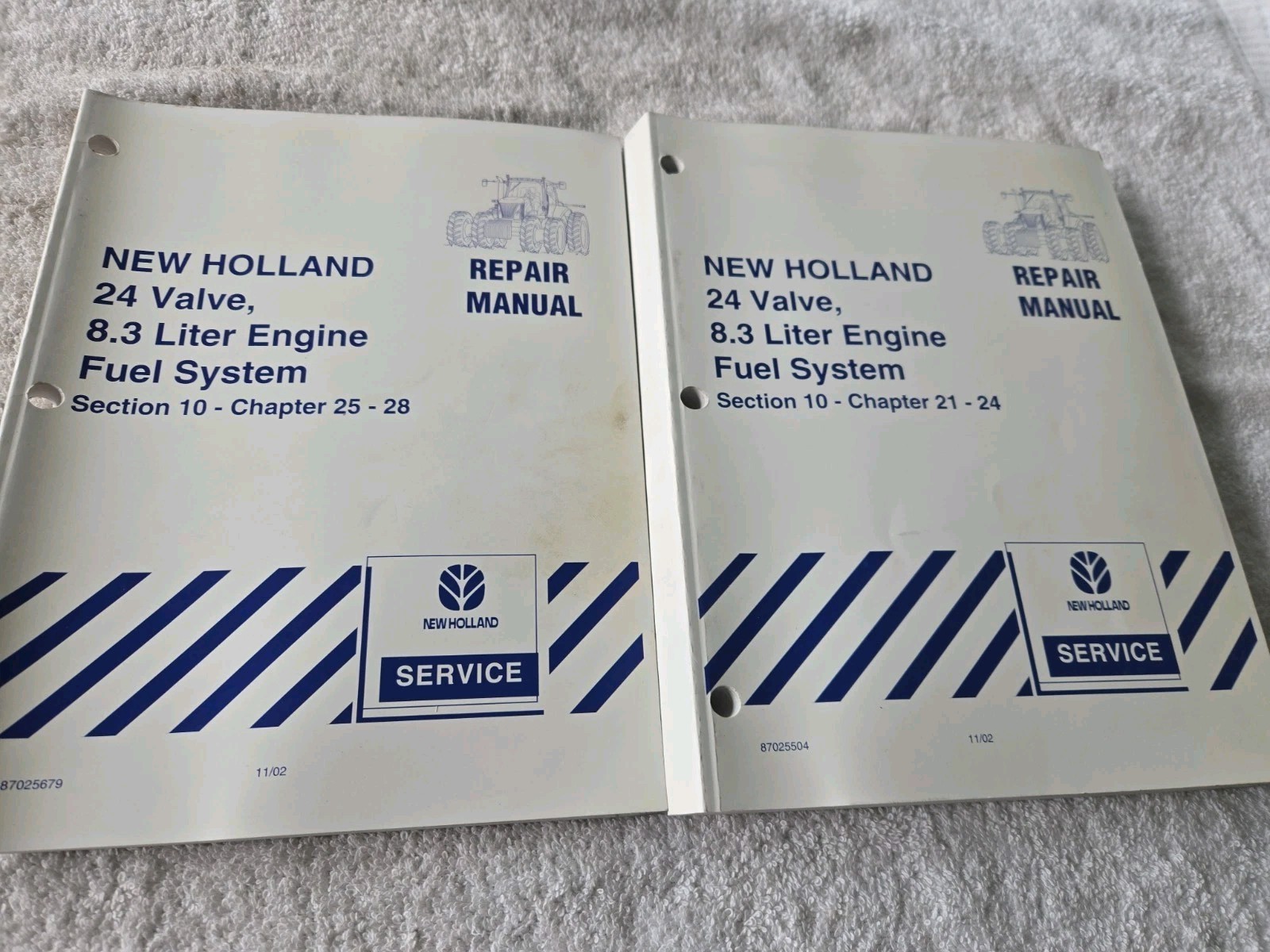 New Holland 24 Valve 8.3 Liter Engine Fuel System Repair Manual