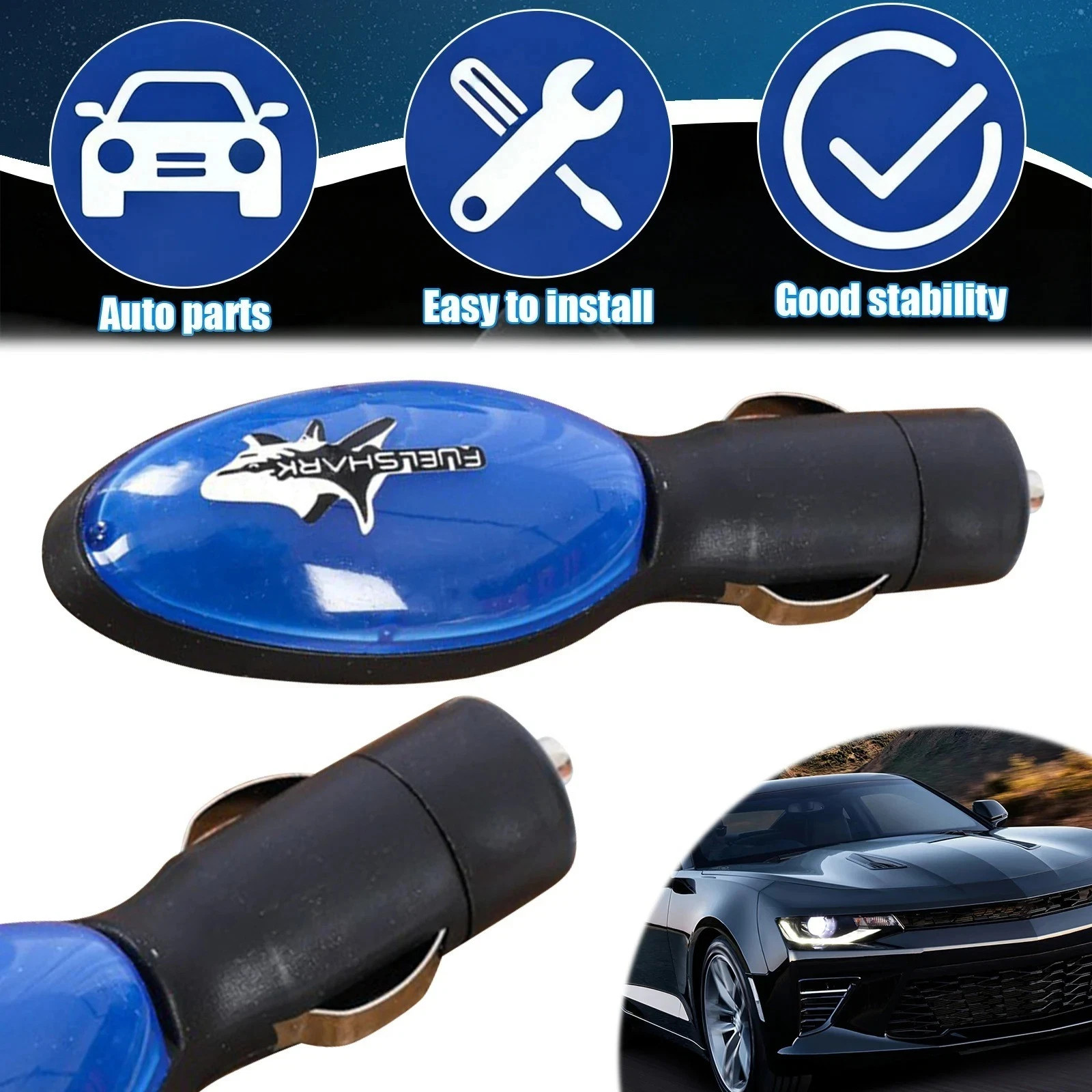 1Pcs Portable Car Fuel Saver Save Gas Fuel Economizer Save Gas Feature Practical