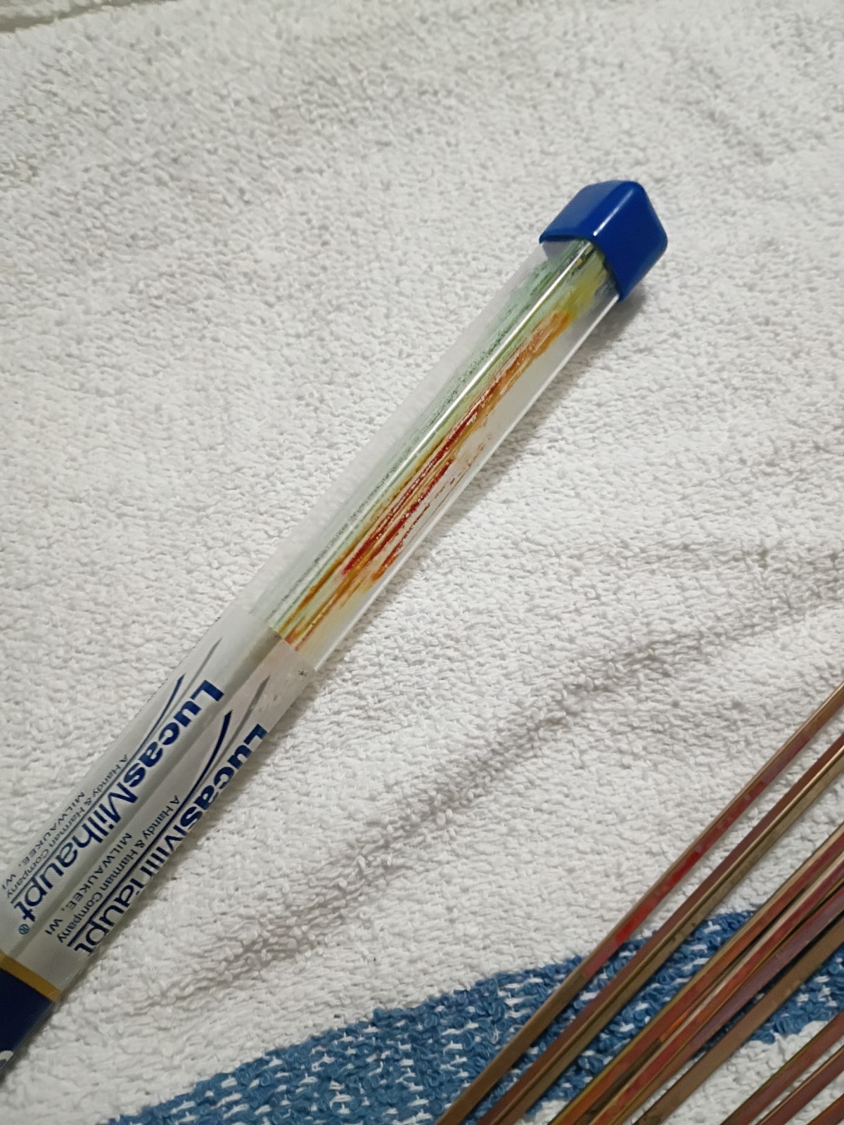 95150 Lucas Milhaupt Sil Fos Silvaloy 15% Silver Solder 28 Rods 1 pound solder