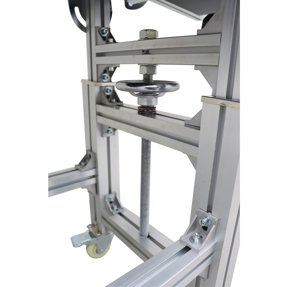 Length 59inch Width 11.8inch PVC Flat Belt Aluminum Frame Conveyor Machine 110V