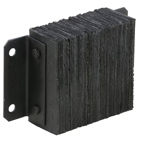 Zoro Select 1014-4.5 Laminated Dock Bumper,14 In W
