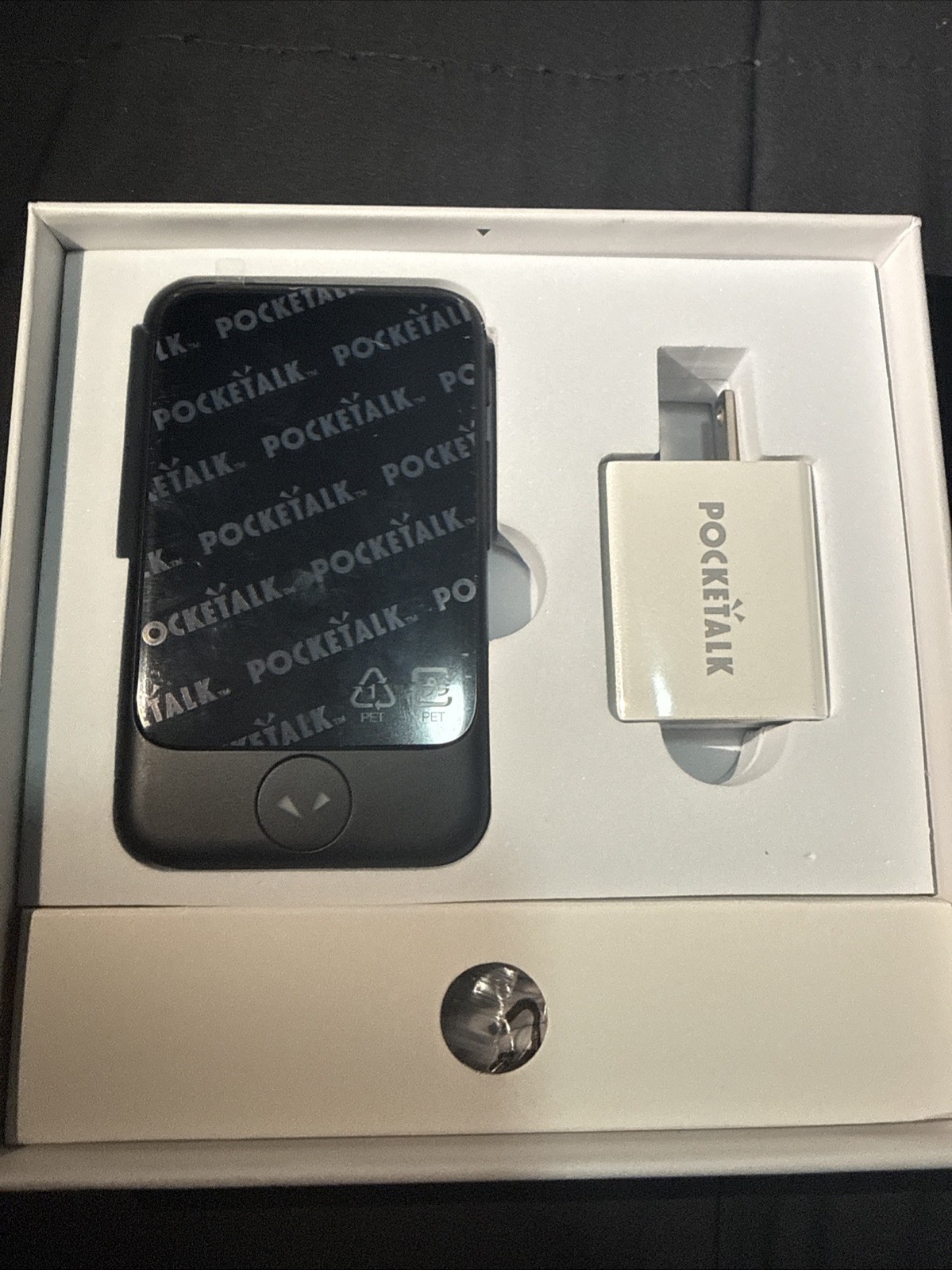 NEW POCKETALK S Translation Device, Global 2-Year SIM (Black)