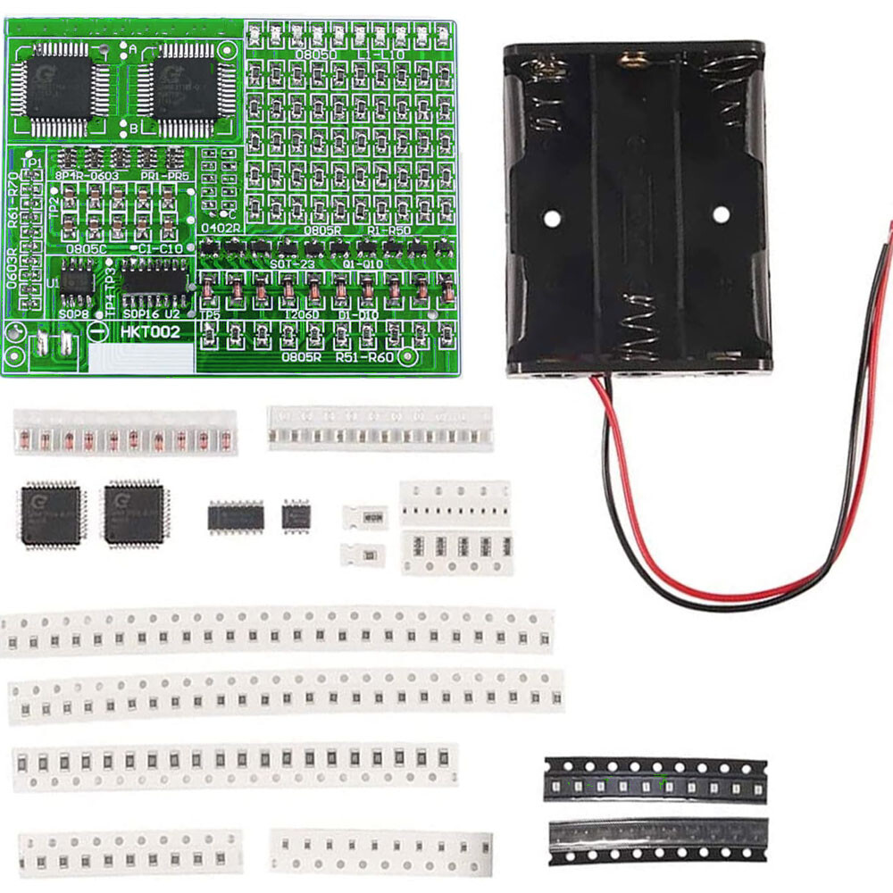 SMD/SMT Components Soldering Practice Board Electronic Project Kits DIY Solderin