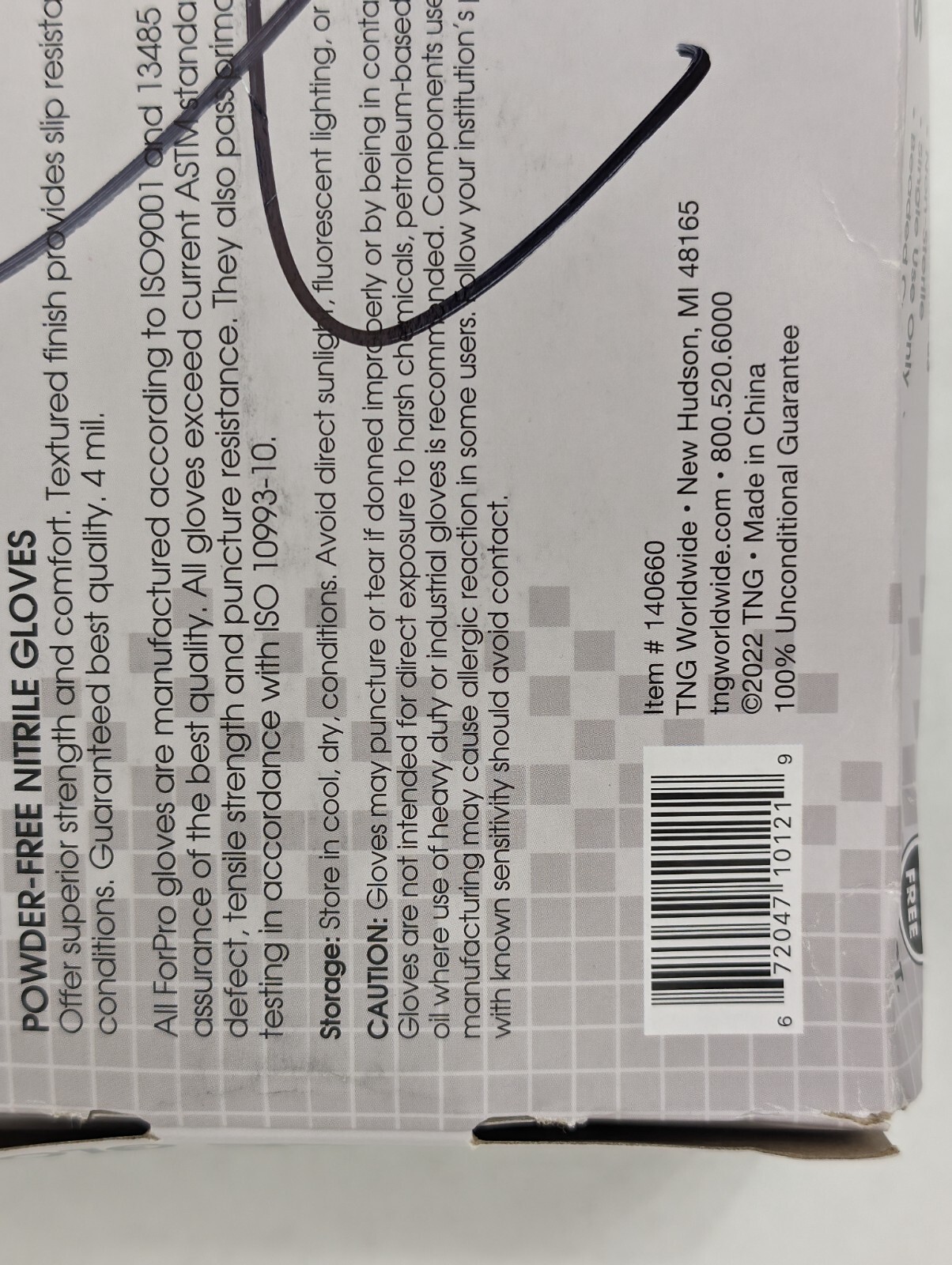 Set of 1st Choice Black Nitrile Disposable 3 Mil / Forpro Black M Nitrile 4 Mil