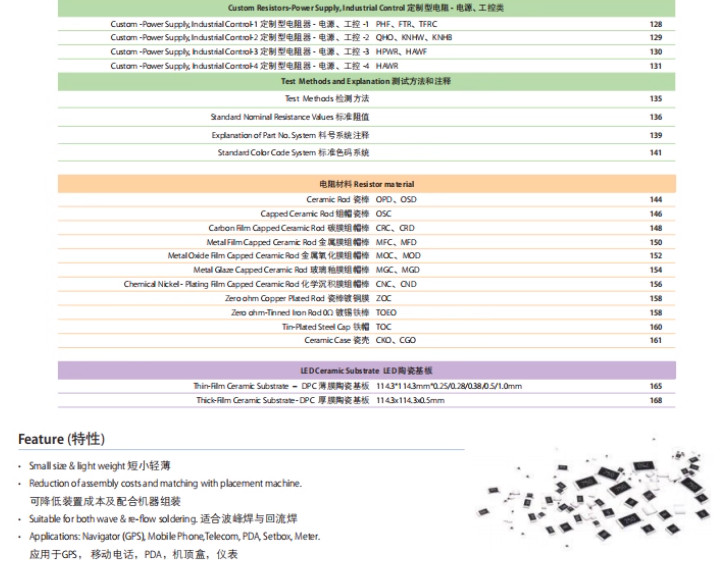 1210 SMD/SMT Resistors 1/2W Chip Resistance ±5% Range of 0Ω to 10MΩ