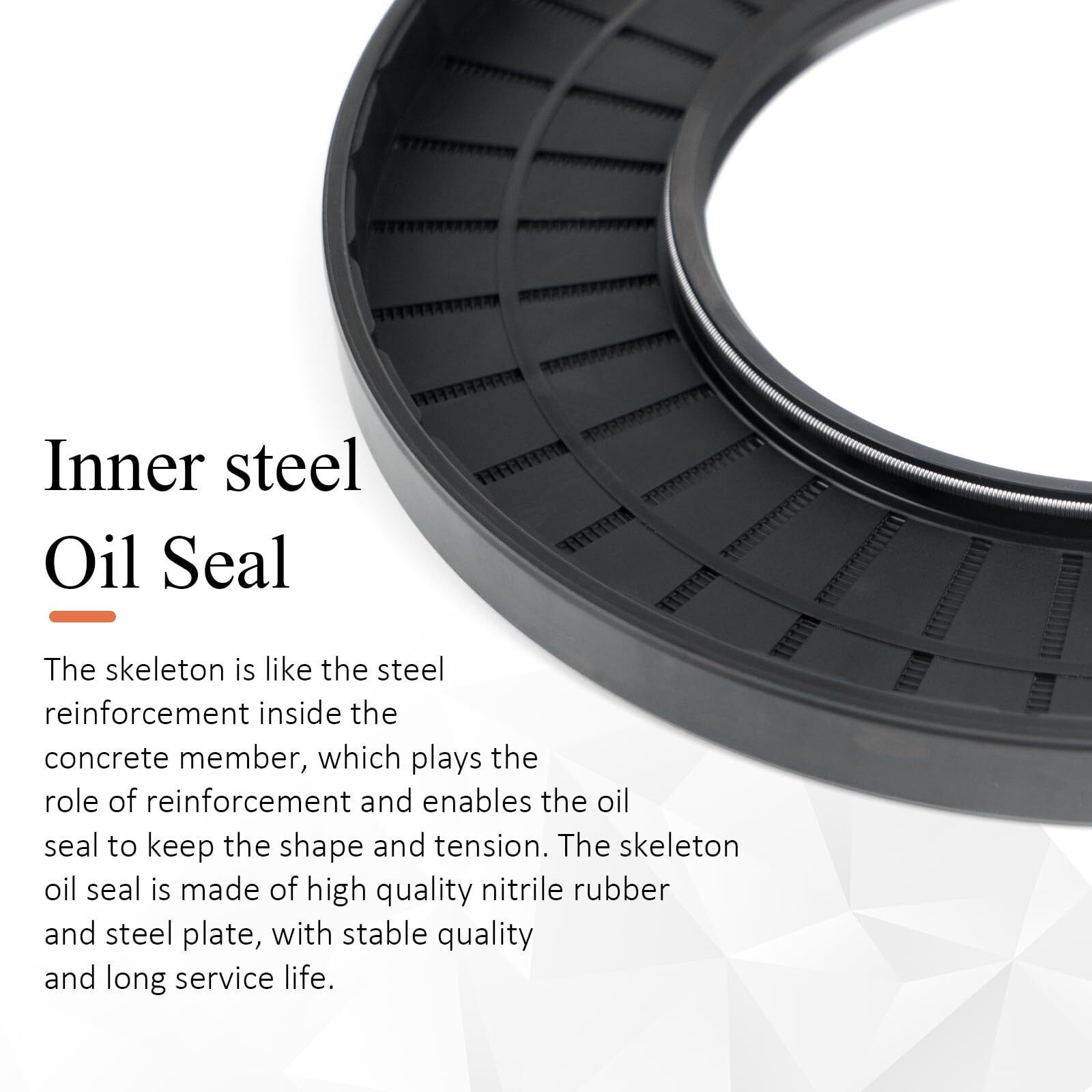 NBR Rotary Shaft Oil Seal /Lip Seal Nitrile 36mm to 38.1mm Shaft pick your size