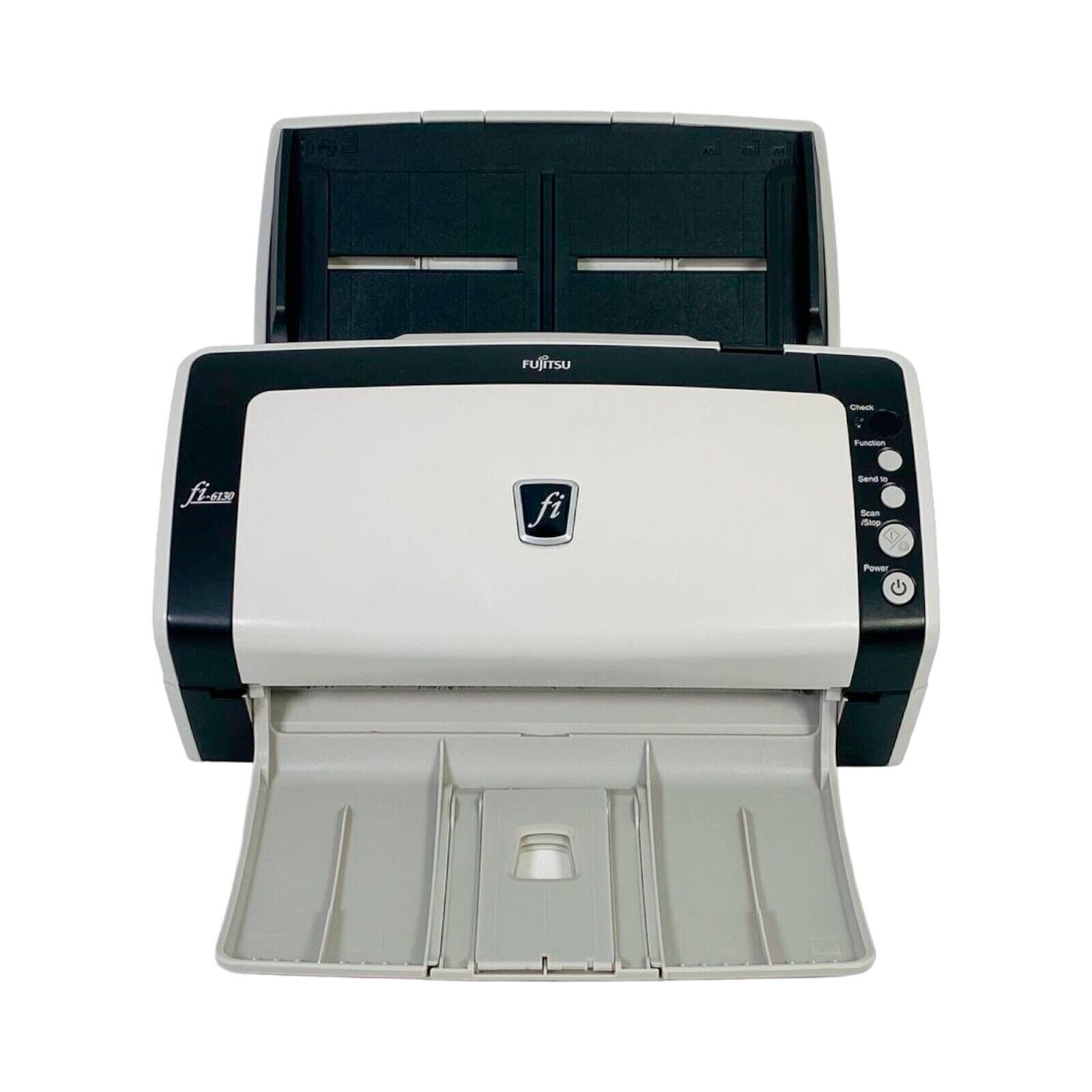 Fujitsu FI-6130 Duplex Document Scanner for Office Work w/Bundle FULLY TESTED