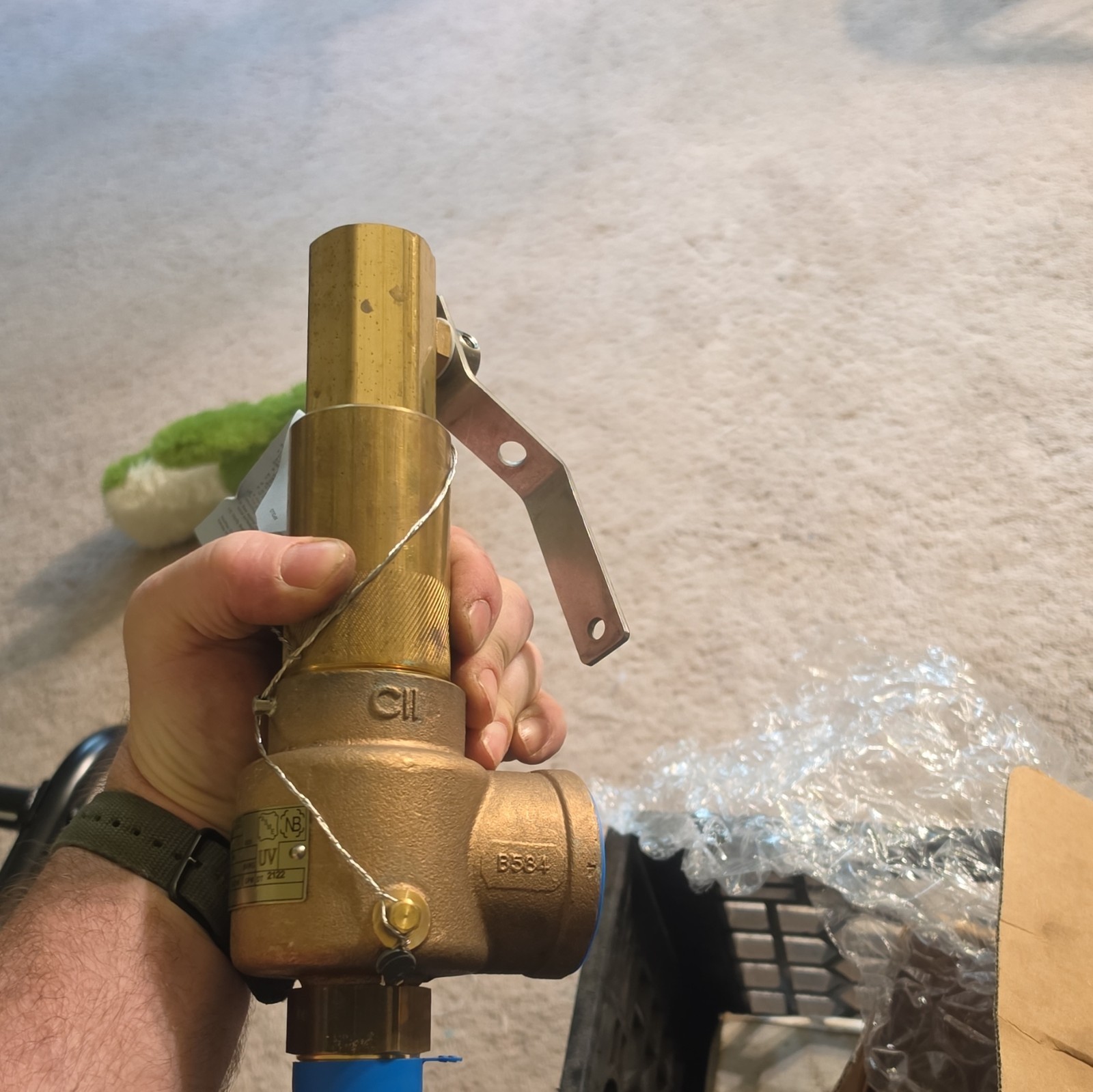 Apollo 513-FEJ-MAA-0150 Safety Relief Valve 1″ x 1/2″ 150 PSIG Bronze Manual