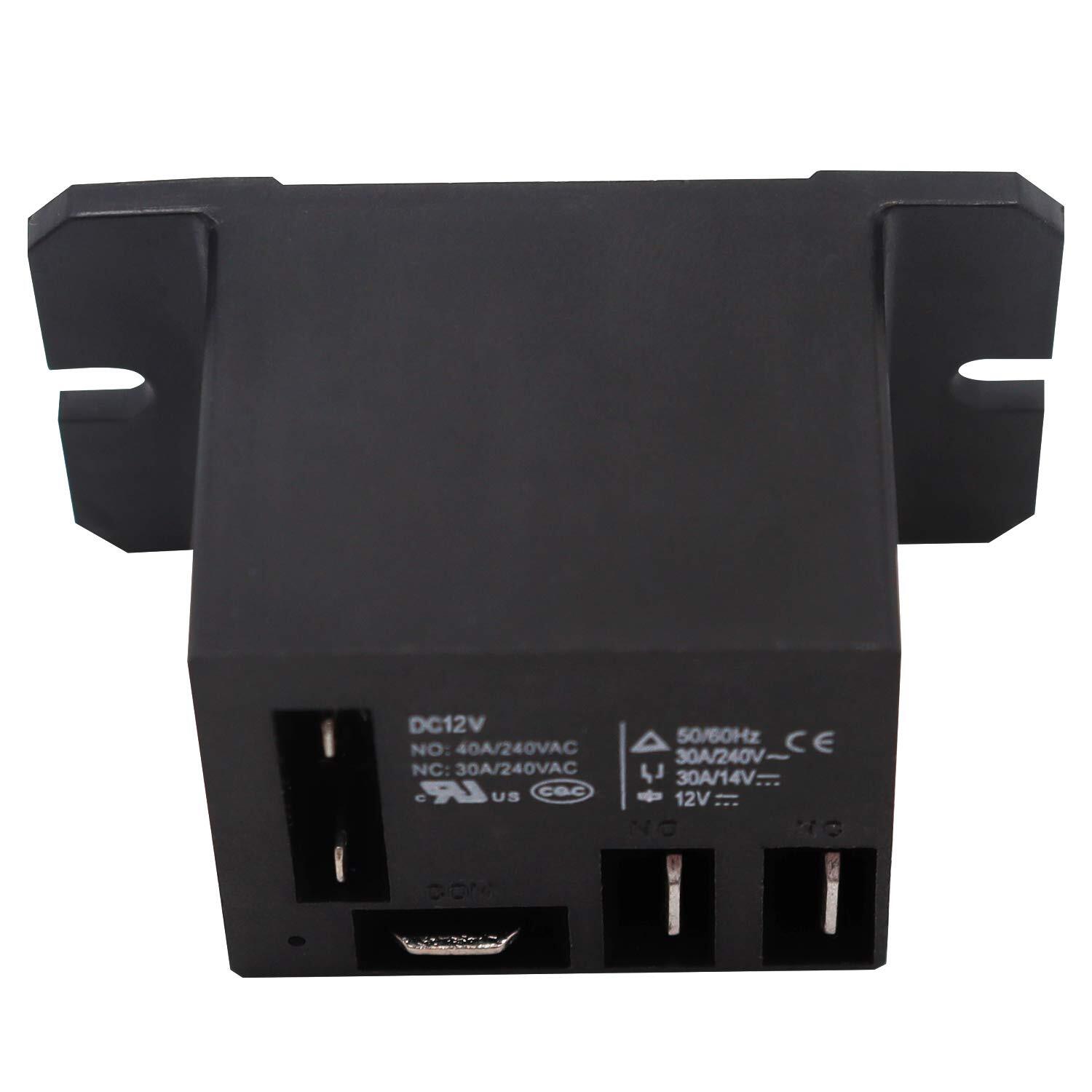 2PCS Power Relay AC120V Coil 30A SPDT(1NO 1NC) 120 VAC with Flange Mo…