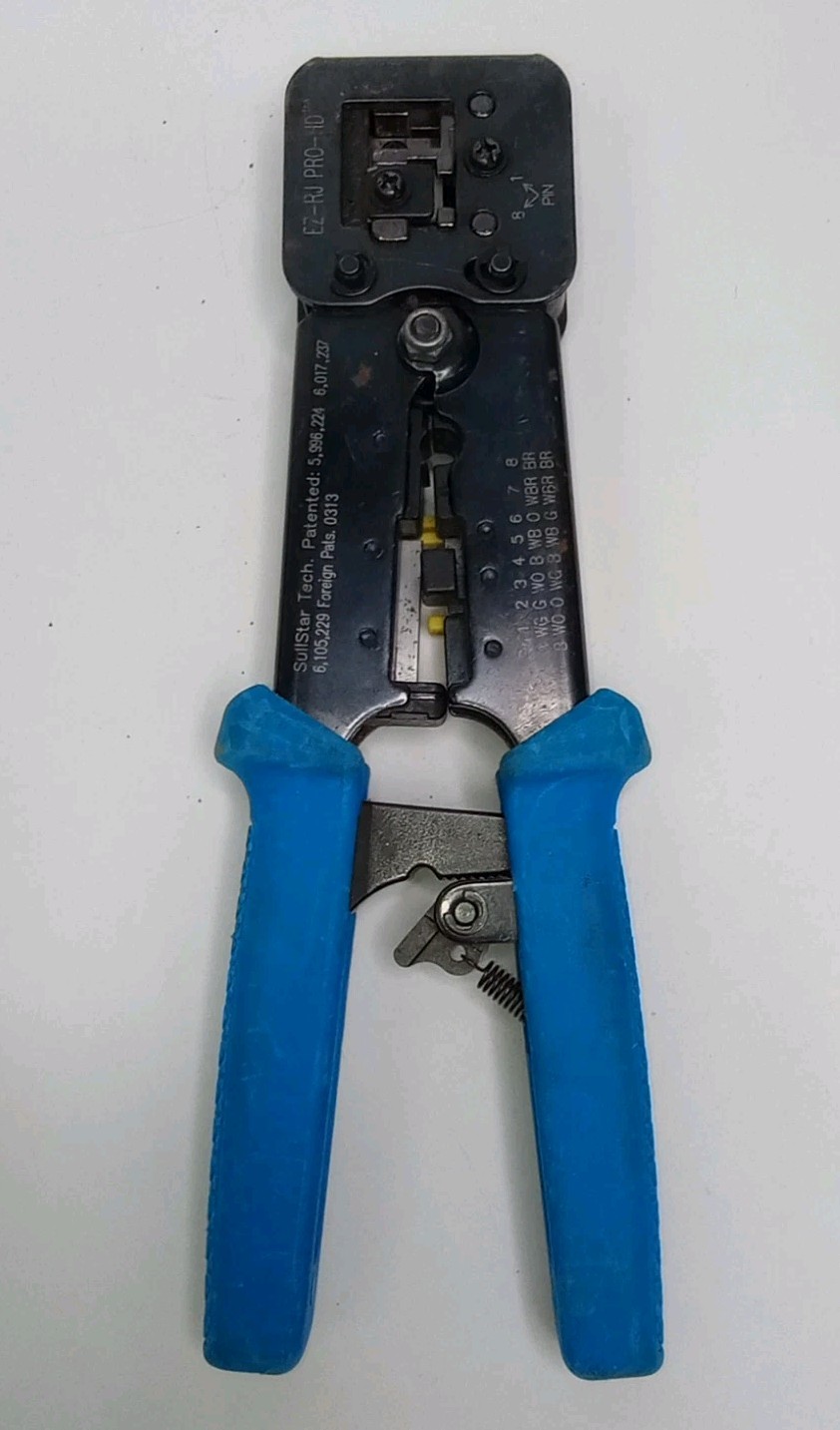 SullStar Tech Platinum Tools EZ-RJ PRO-HD Crimp Tool 6P and 8P
