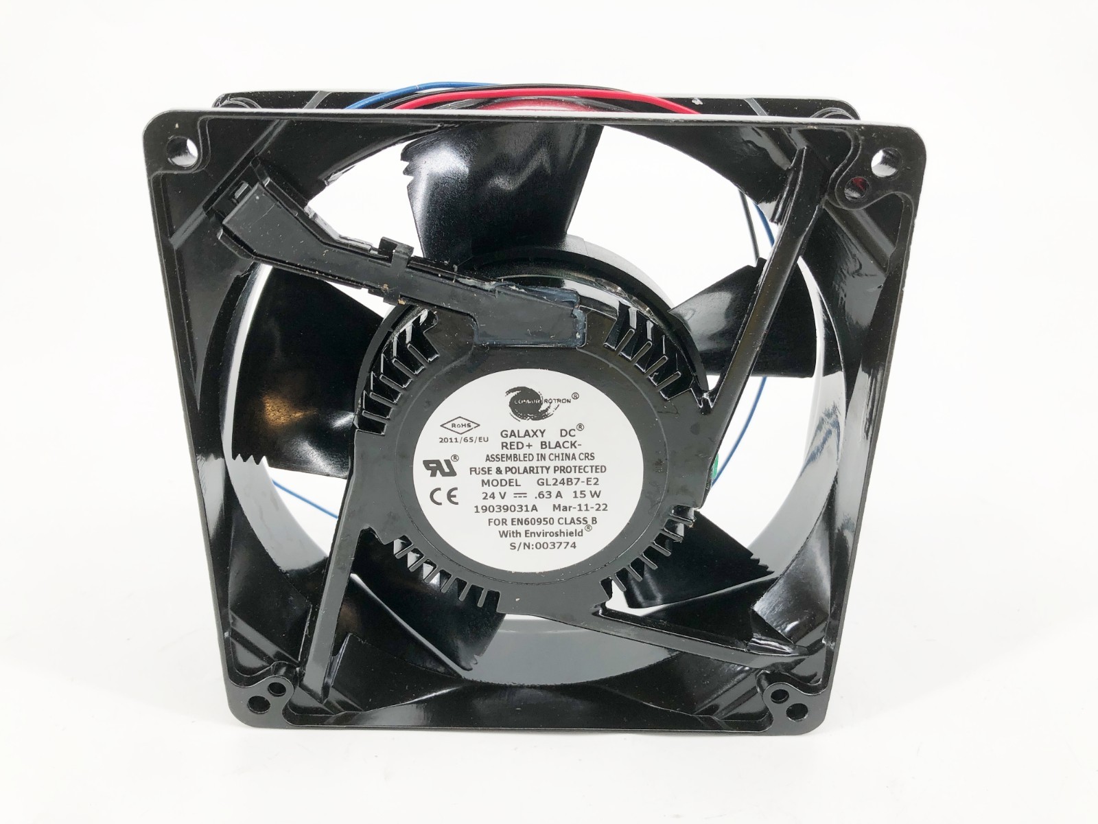 New Comair Rotron GL24B7-E2 Cooling Fan 24VDC 127x127x38mm 19039031A