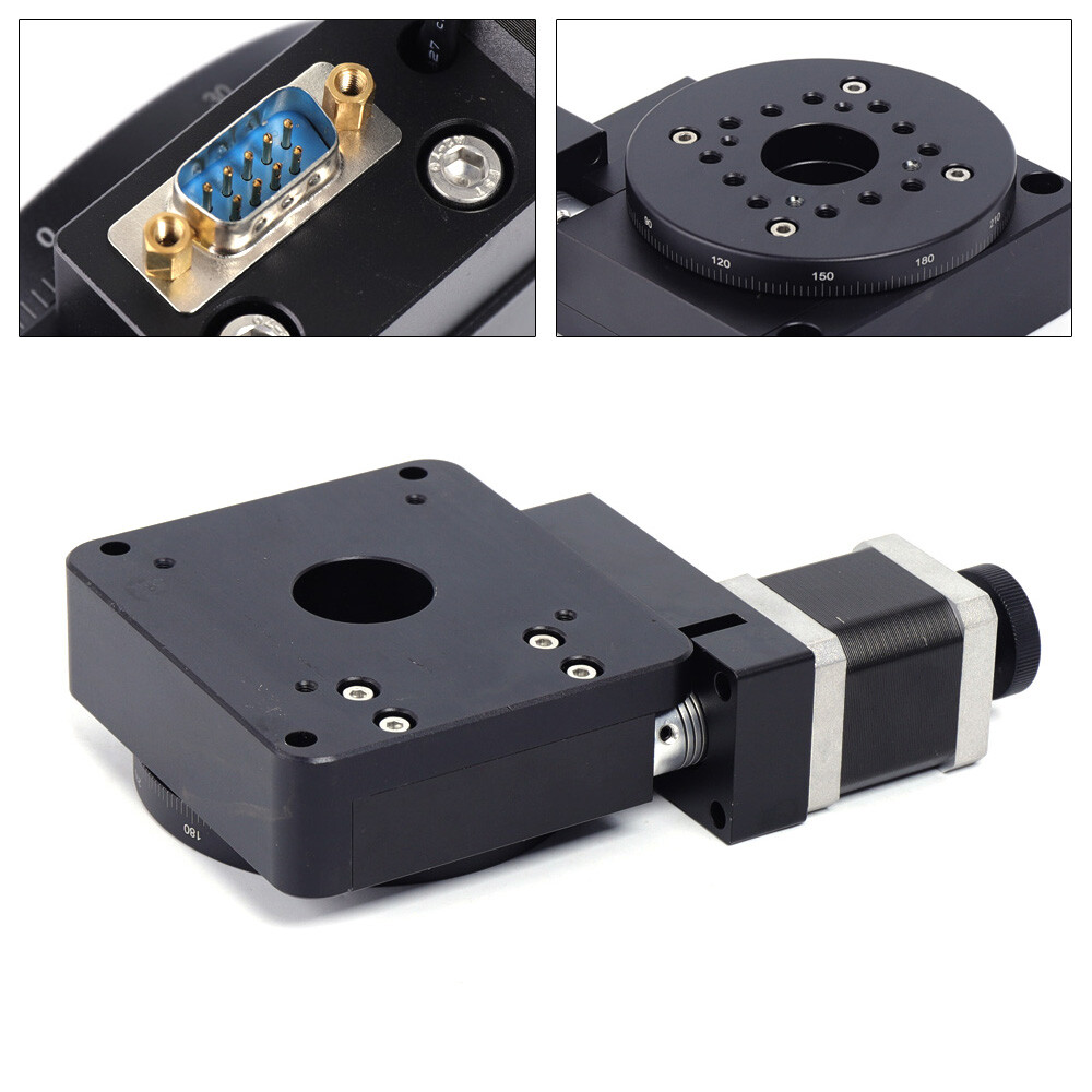 360° Motorized Rotary Stage Electric Rotating Plat Fitm Optical Motorized Stage