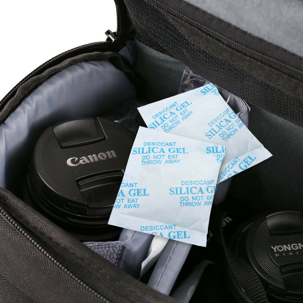 100 Packs 3 g Grams Silica Gel Desiccant Packets Moisture Absorber Drying Bag