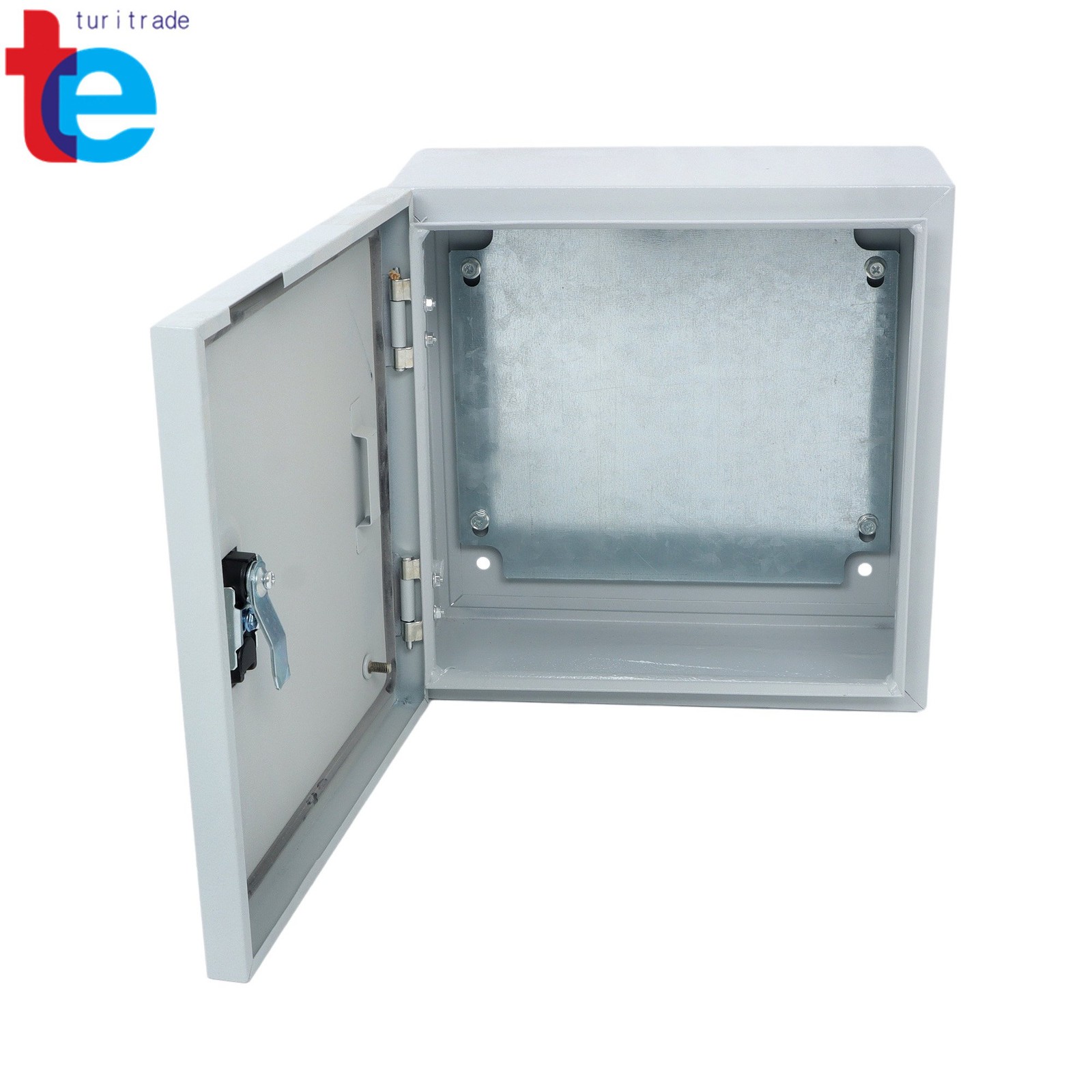 Lockable Outdoor Electrical Box 16x12x8″ – NEMA 4X Steel Enclosure IP66 Rated