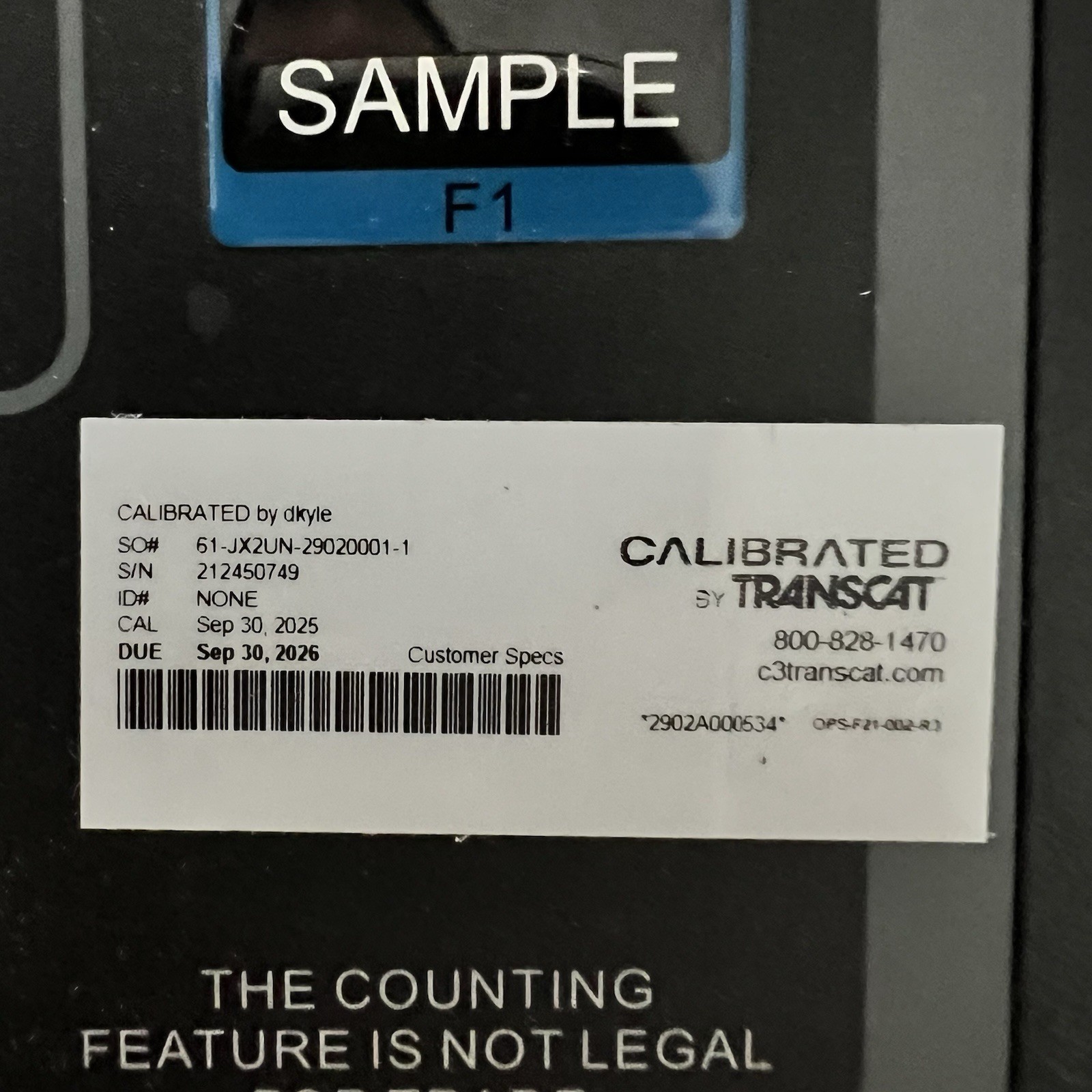 Avery Weigh-Tronix ZK830 Counting Scale (10 Pounds Max) BSQ-0912-035 Works Great