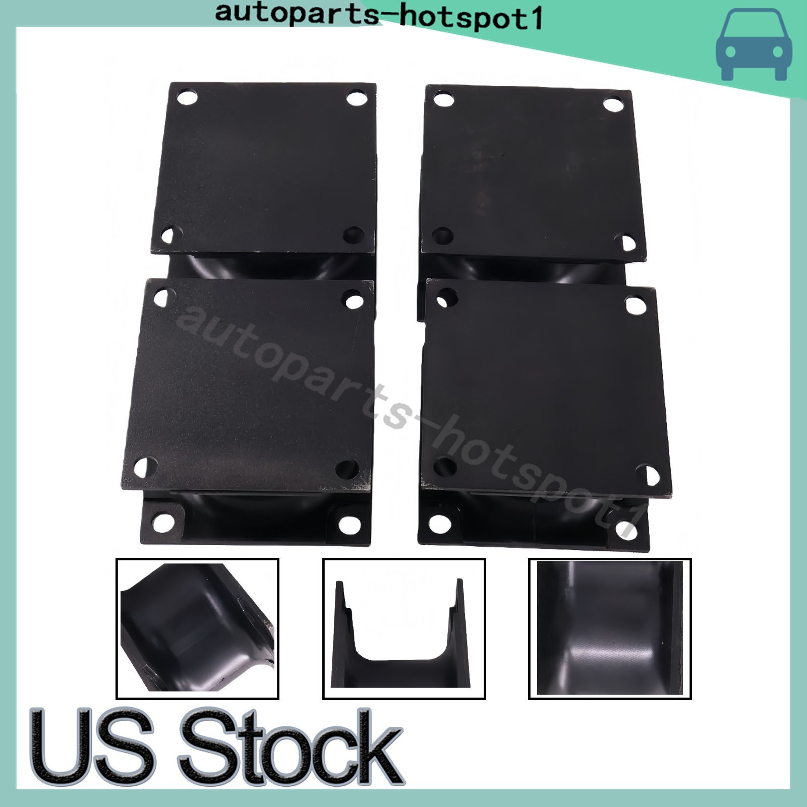 4X Vibratory Plate Compactor Rubber Isolator Shock Mount Fits Stanley Hydraulic