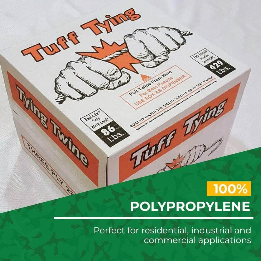 Tuff Tying Twine – Polypropylene, UV, Moisture and Chemical Protection Twine for