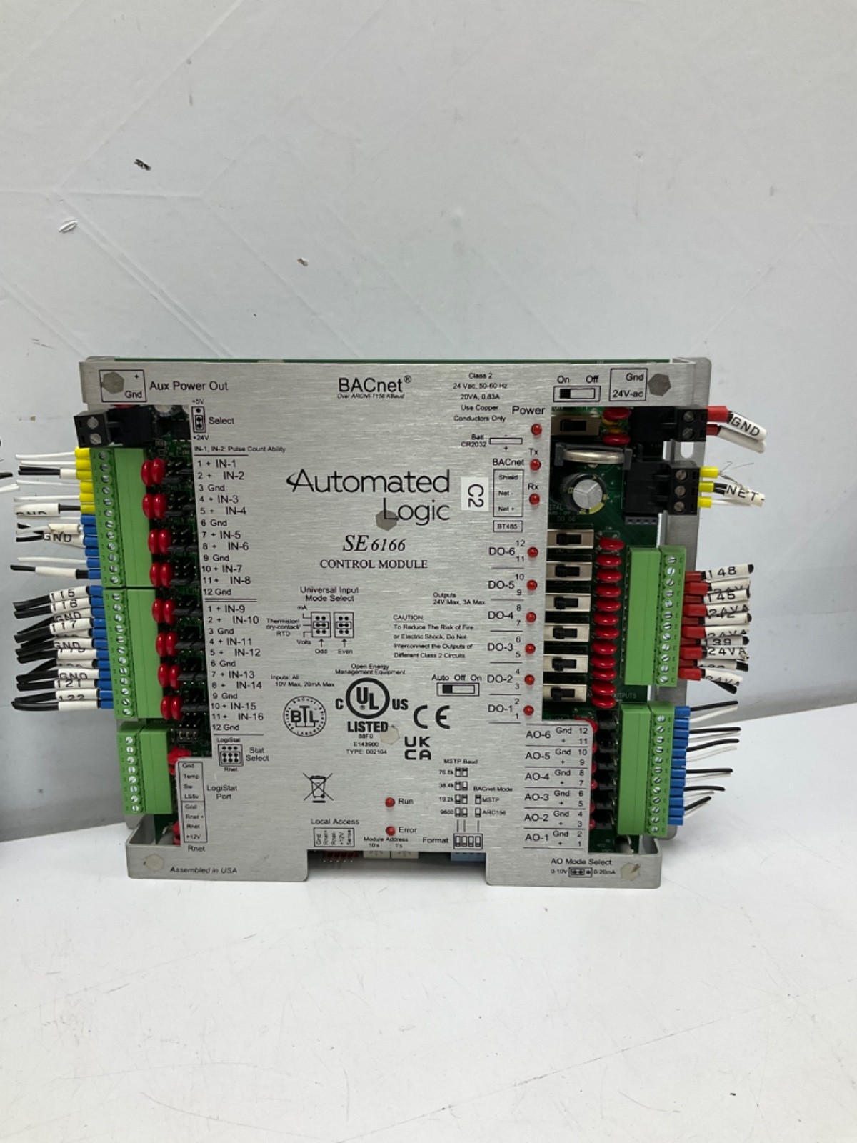 AUTOMATED LOGIC SE6166 CONTROL MODULE