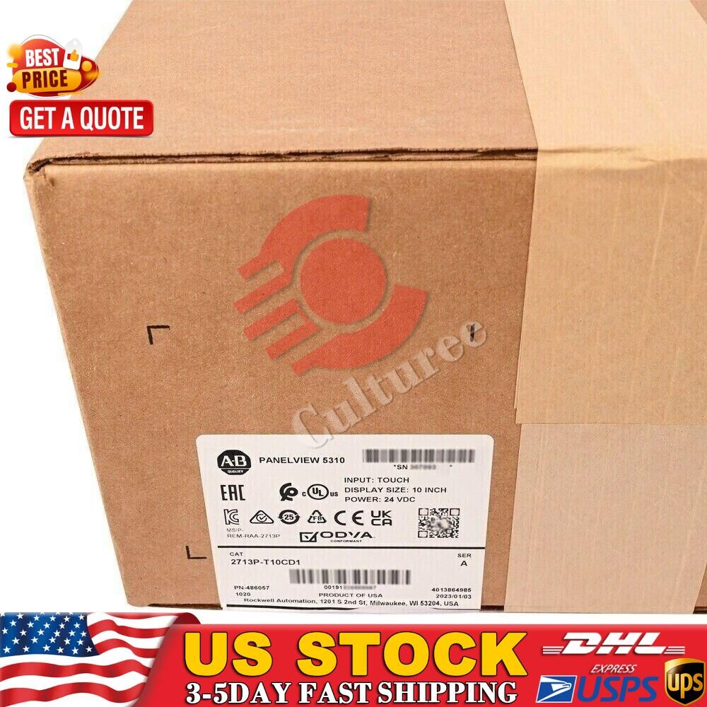New in box Sealed Allen Bradley 2713P-T10CD1 Panelview 5310 Terminal 10.4