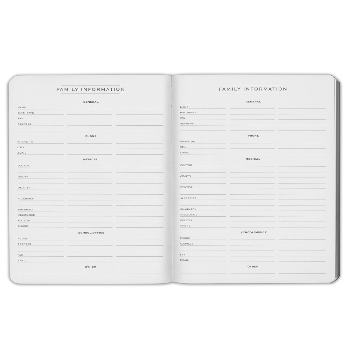 Gallery Leather Family Planner 2025-2026 for moms, Elegantly Bound Calendar P…