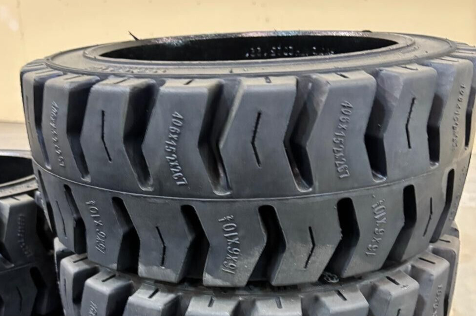 16x6x10-1/2 tires Wide Track solid forklift press-on tire 16x6x10.5 traction