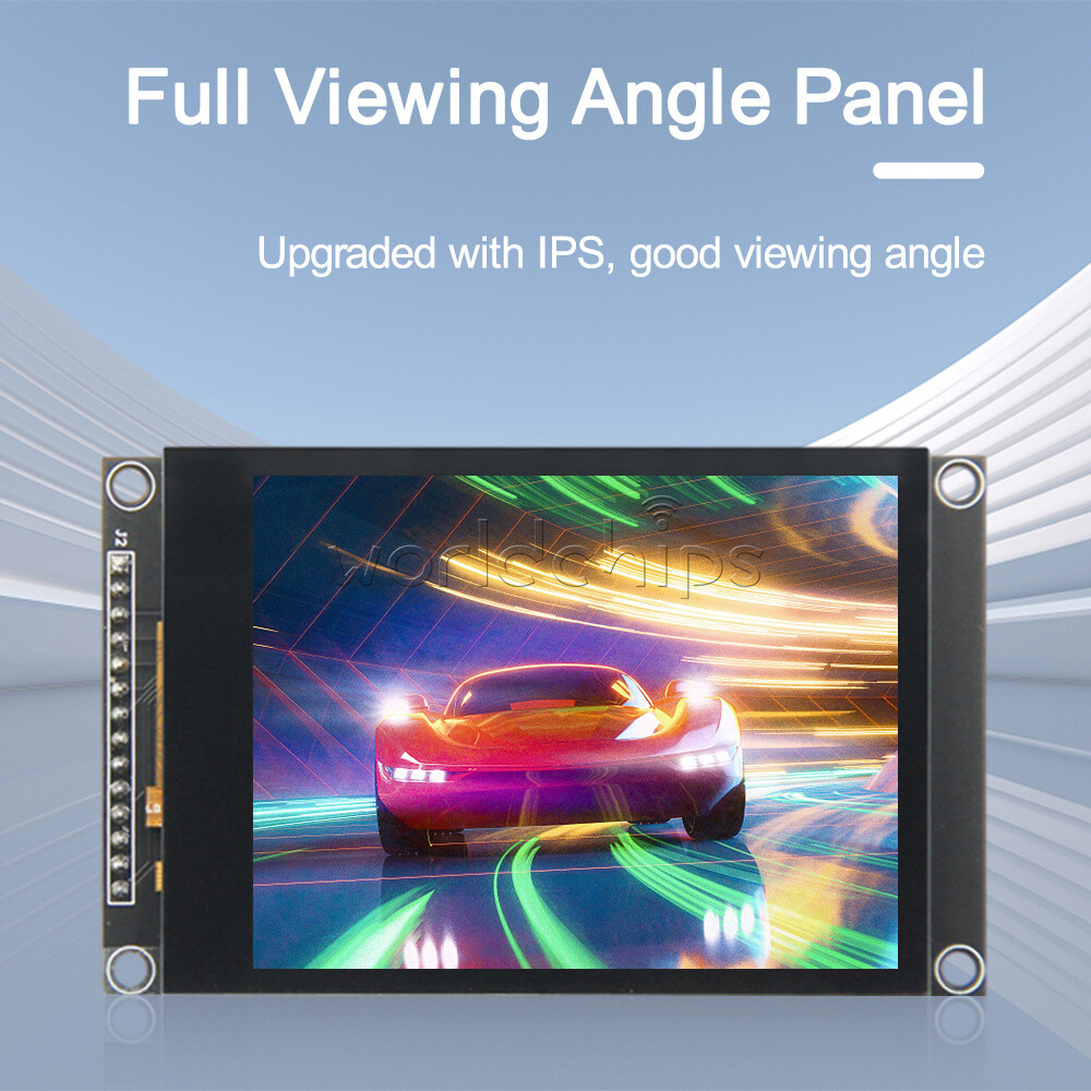 3.2 inch SPI Serial TFT LCD Display Module IPS Touch Screen 240X320 ILI9341V New