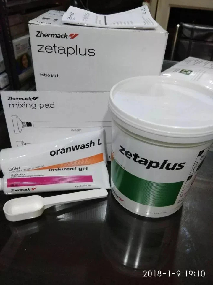 NEW pack Zhermack Zetaplus Putty C-Silicone Impression Material intro kit