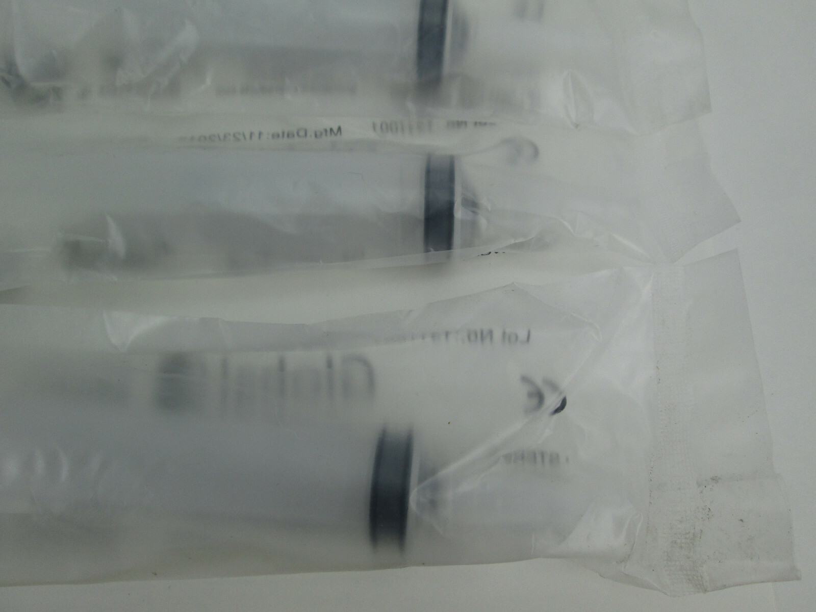Global Easy Glide Syringe 60ml/cc Sterile Single Use Catheter Tip Lot of 5 skuB